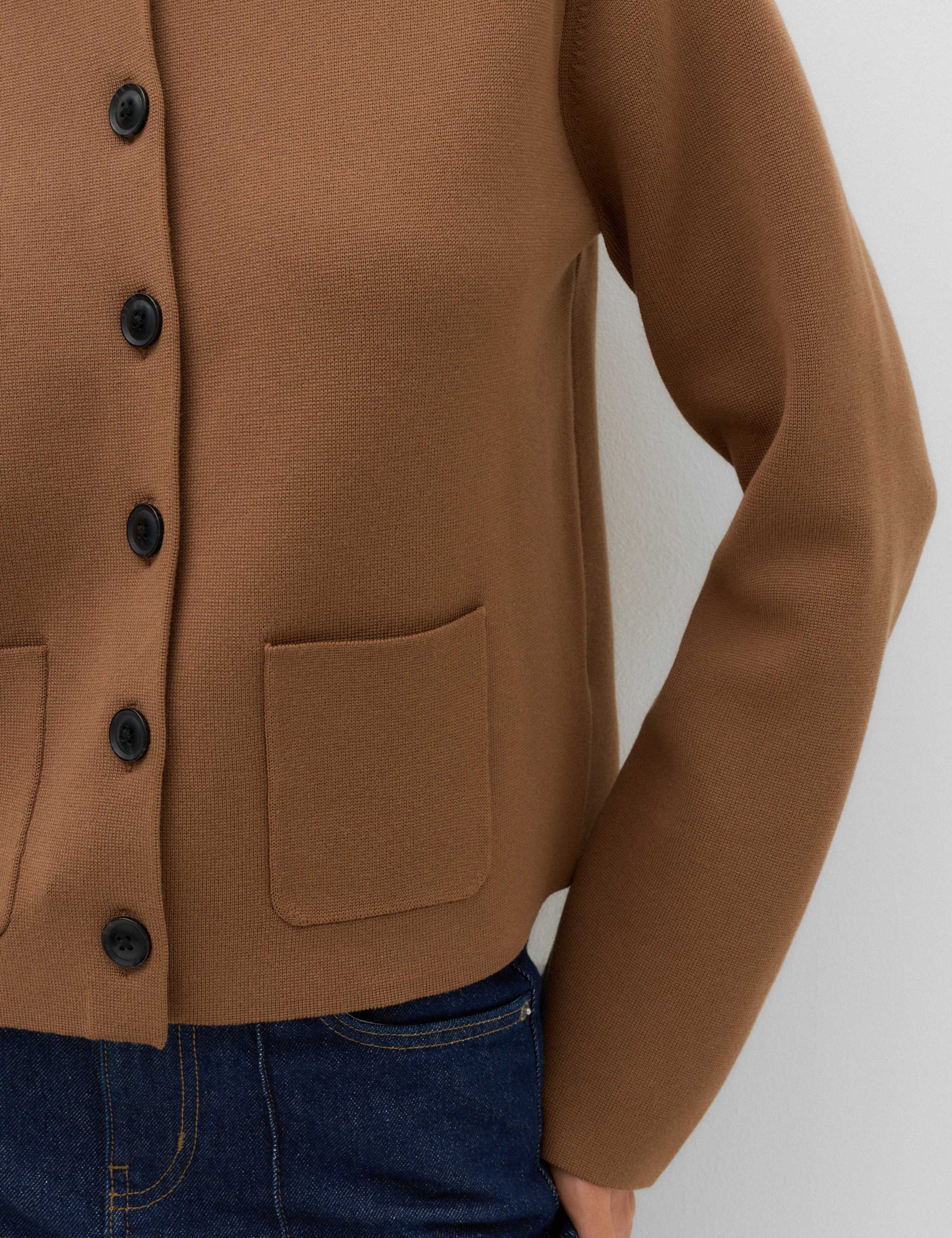 Wool Rich Collared Pocket Detail Jacket 5 of 7