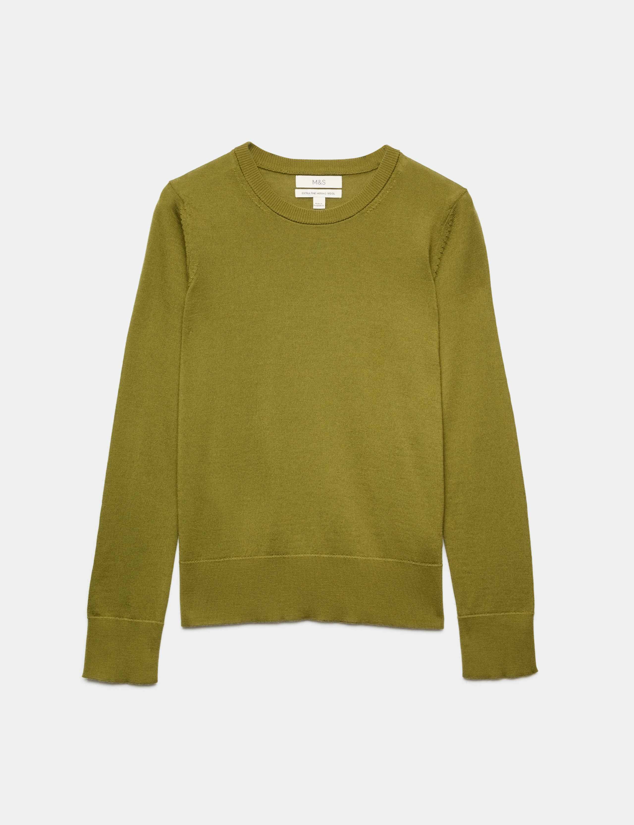 Pure Merino Crew Neck Jumper 2 of 6