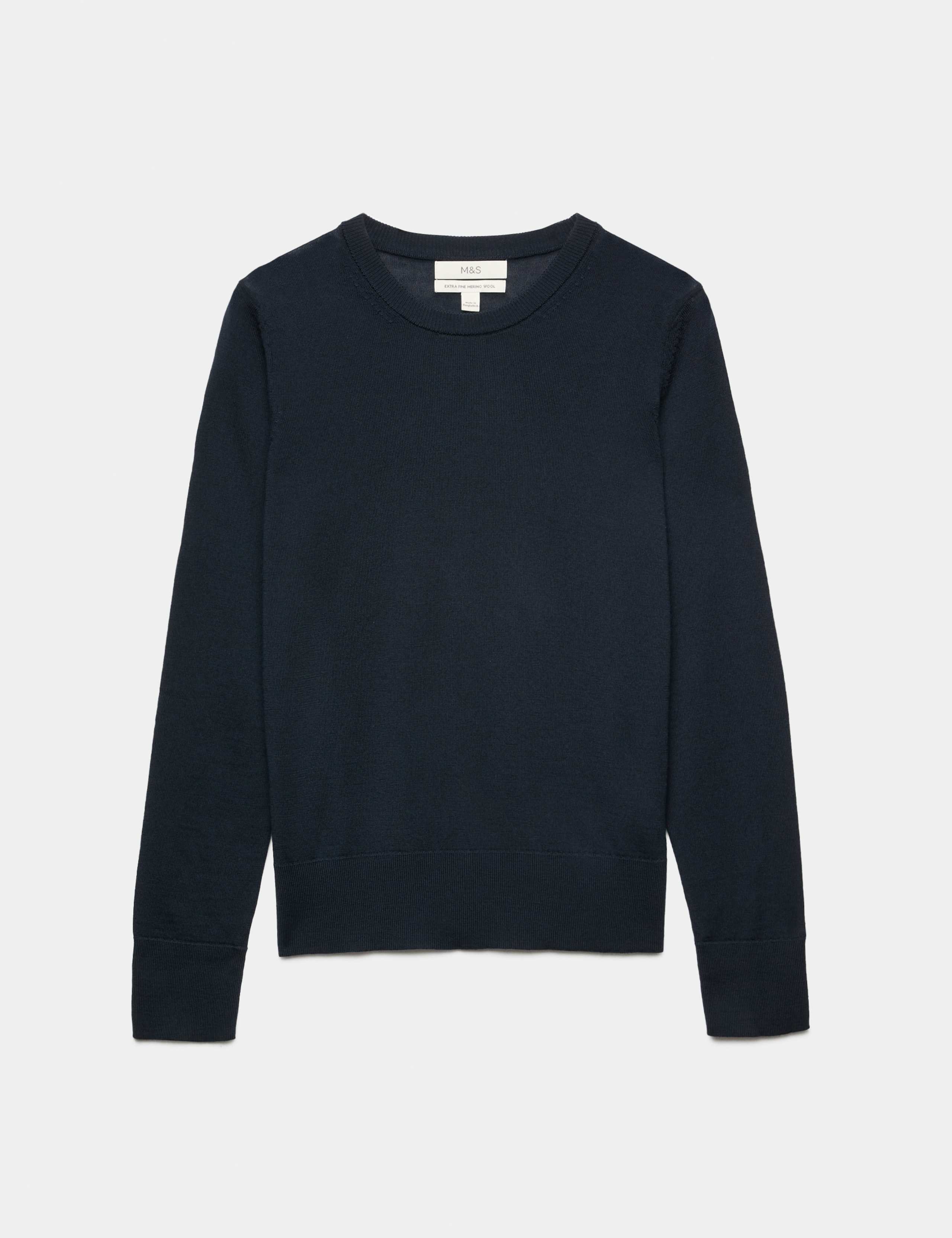 Pure Merino Crew Neck Jumper 2 of 6