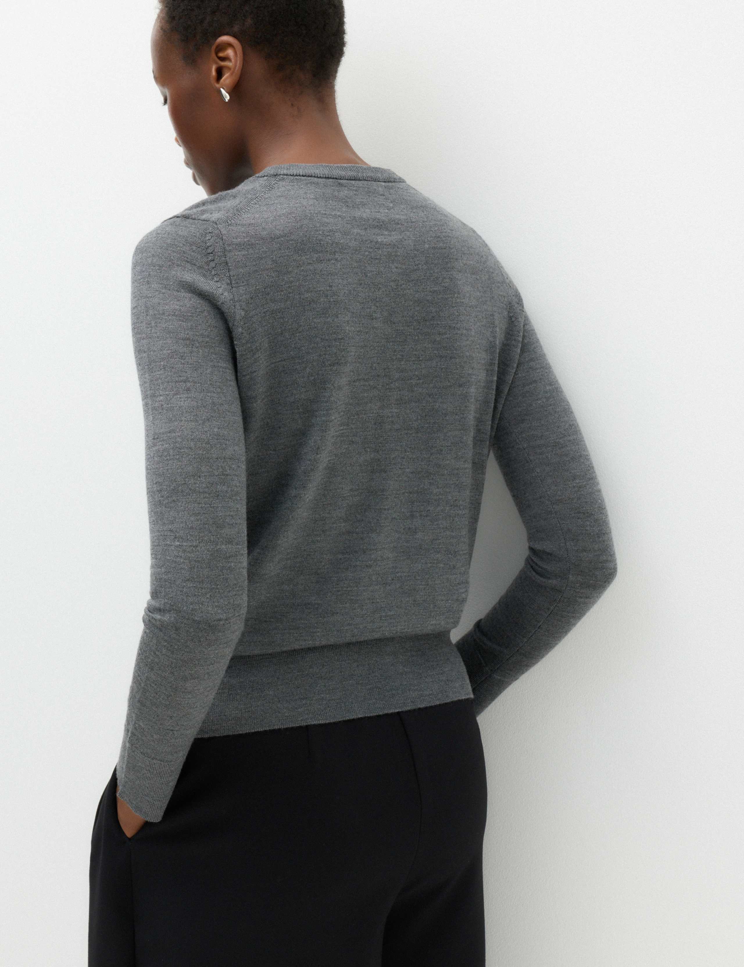 Pure Merino Crew Neck Jumper 4 of 6