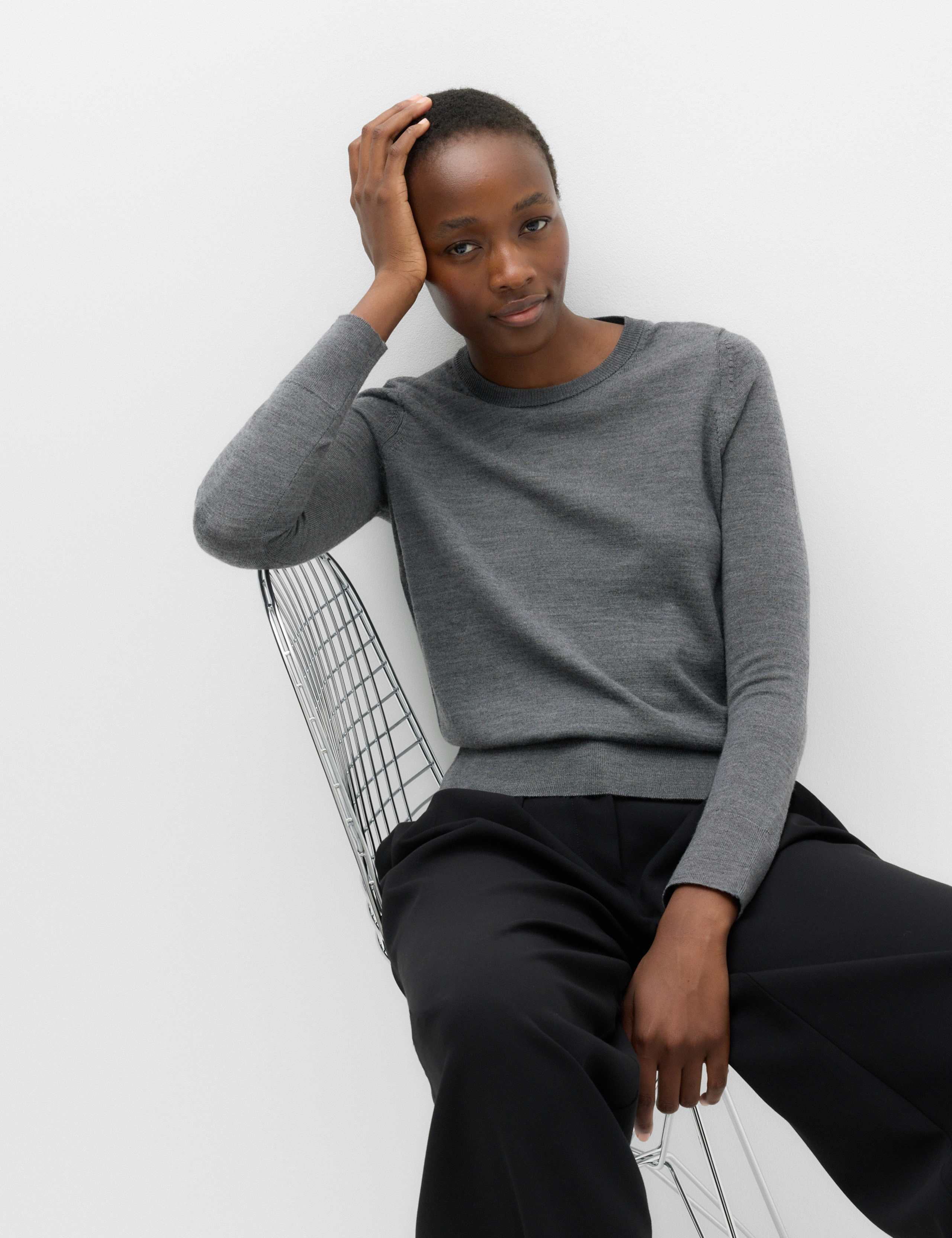 Pure Merino Crew Neck Jumper 5 of 6