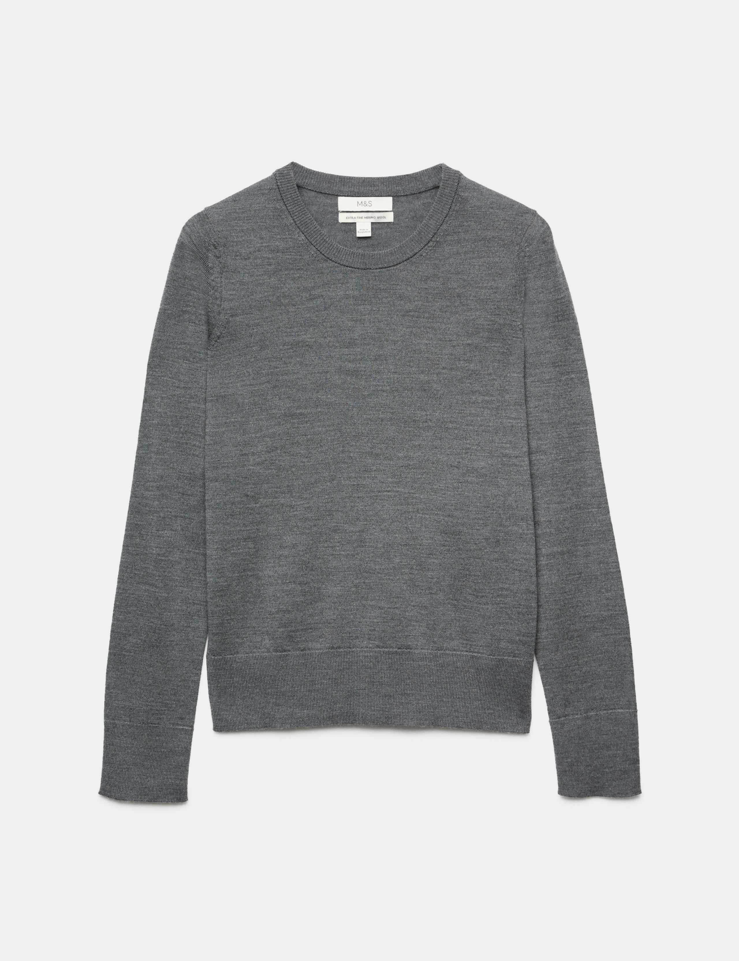 Pure Merino Crew Neck Jumper 2 of 6
