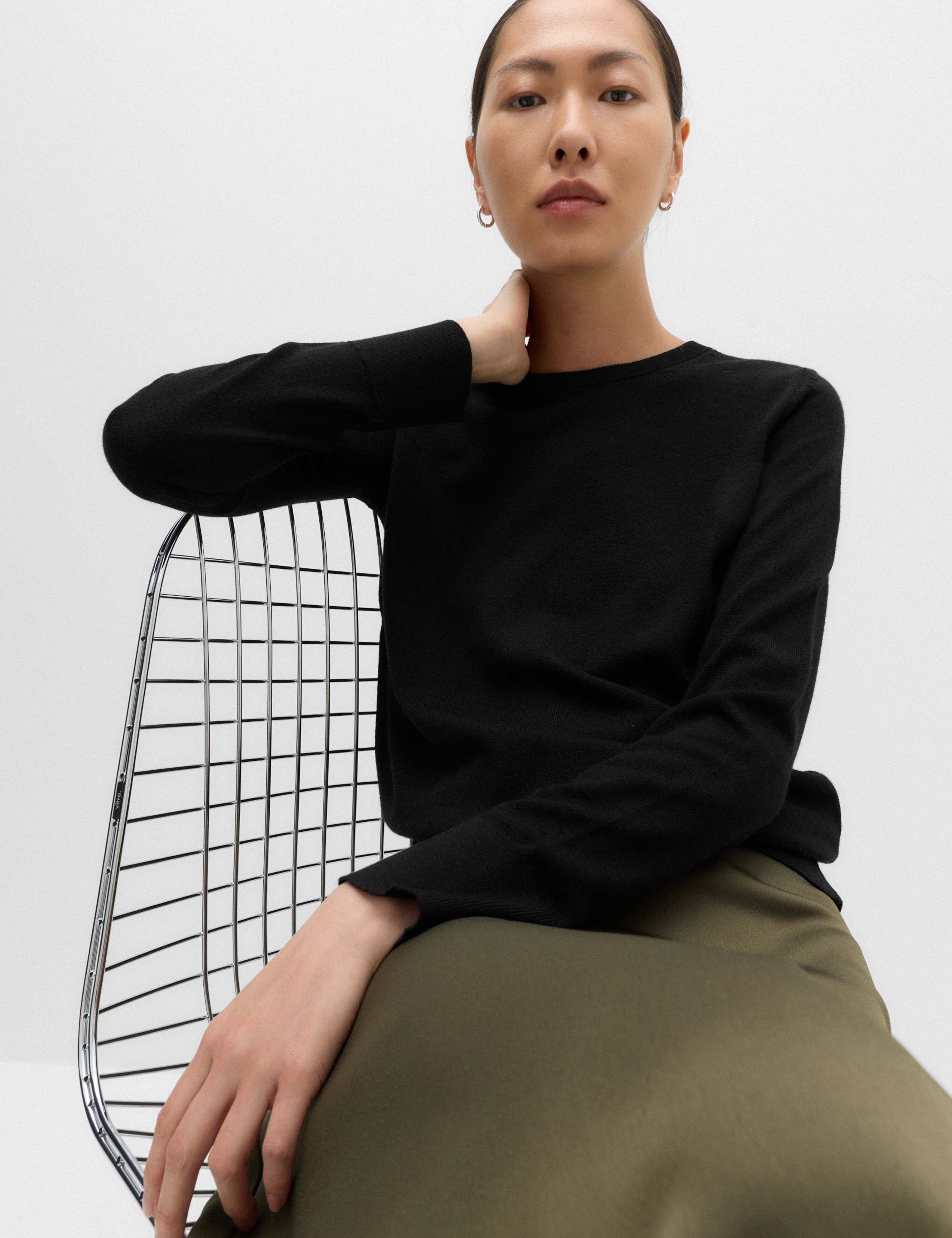 Pure Merino Crew Neck Jumper 1 of 4