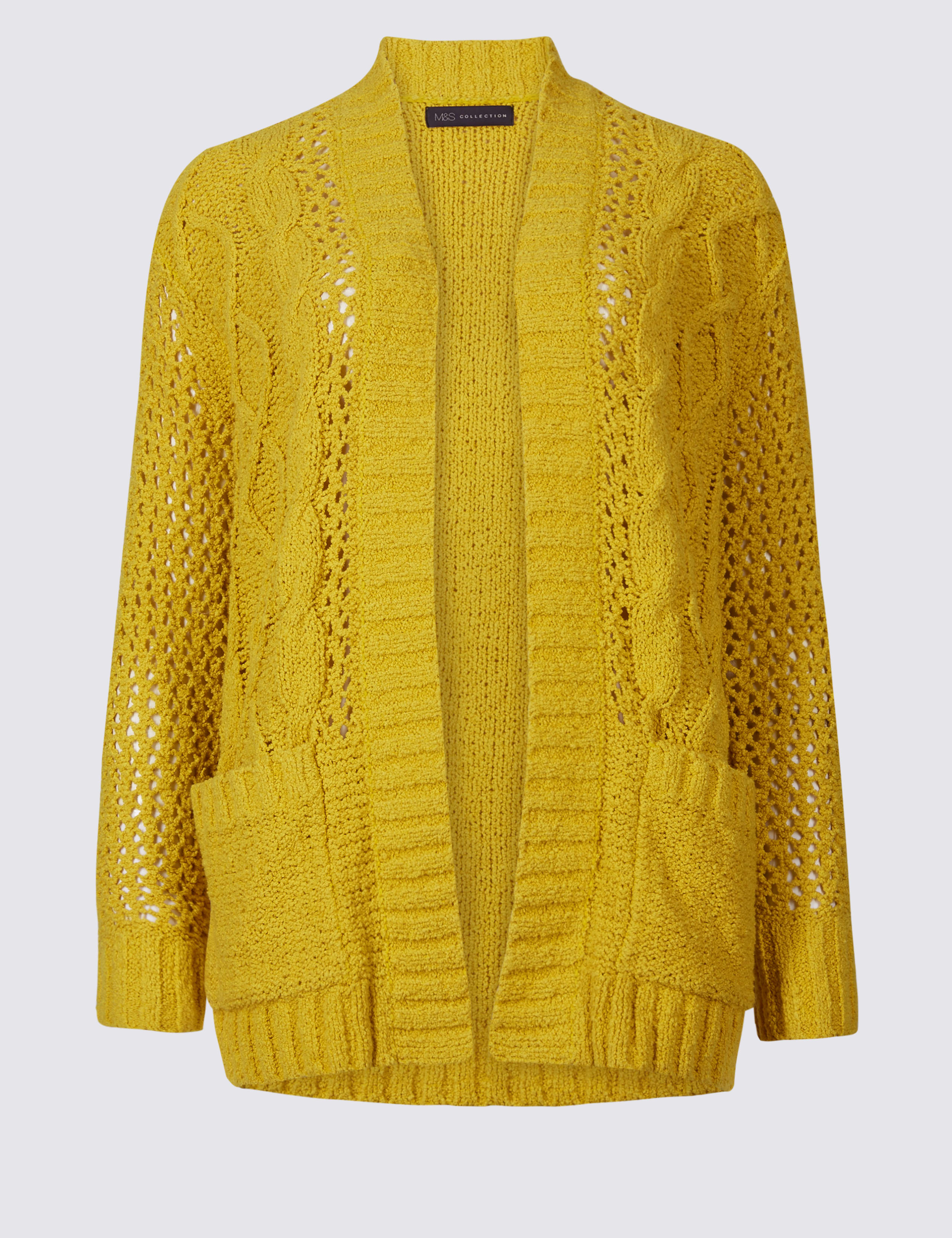 Cotton Rich Textured Cardigan 2 of 4