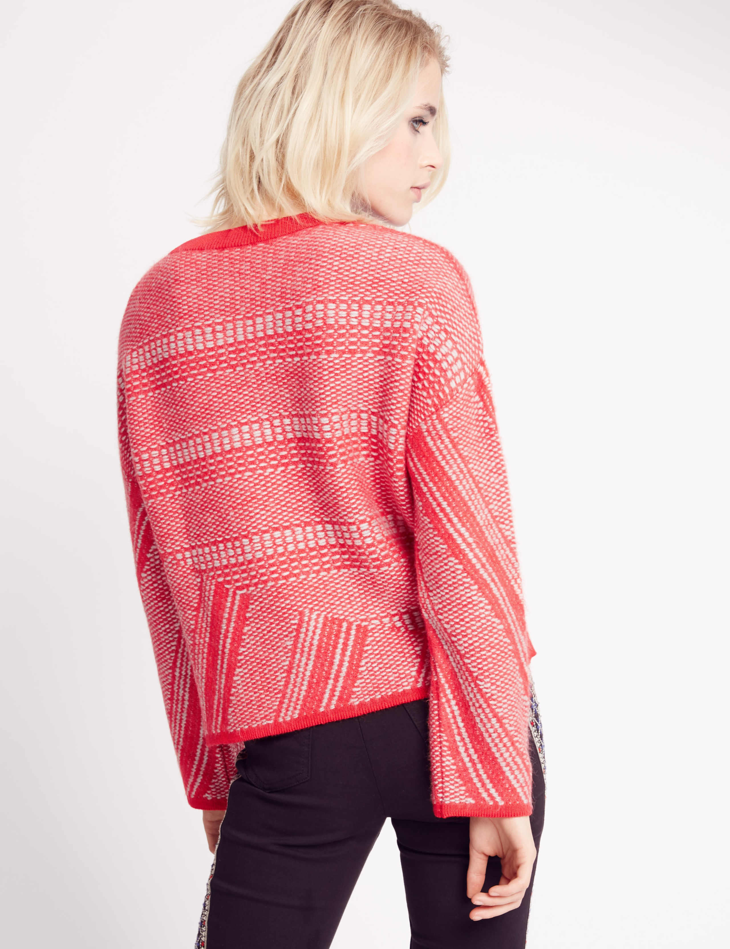 Textured Chilli Stitch Jumper 3 of 4