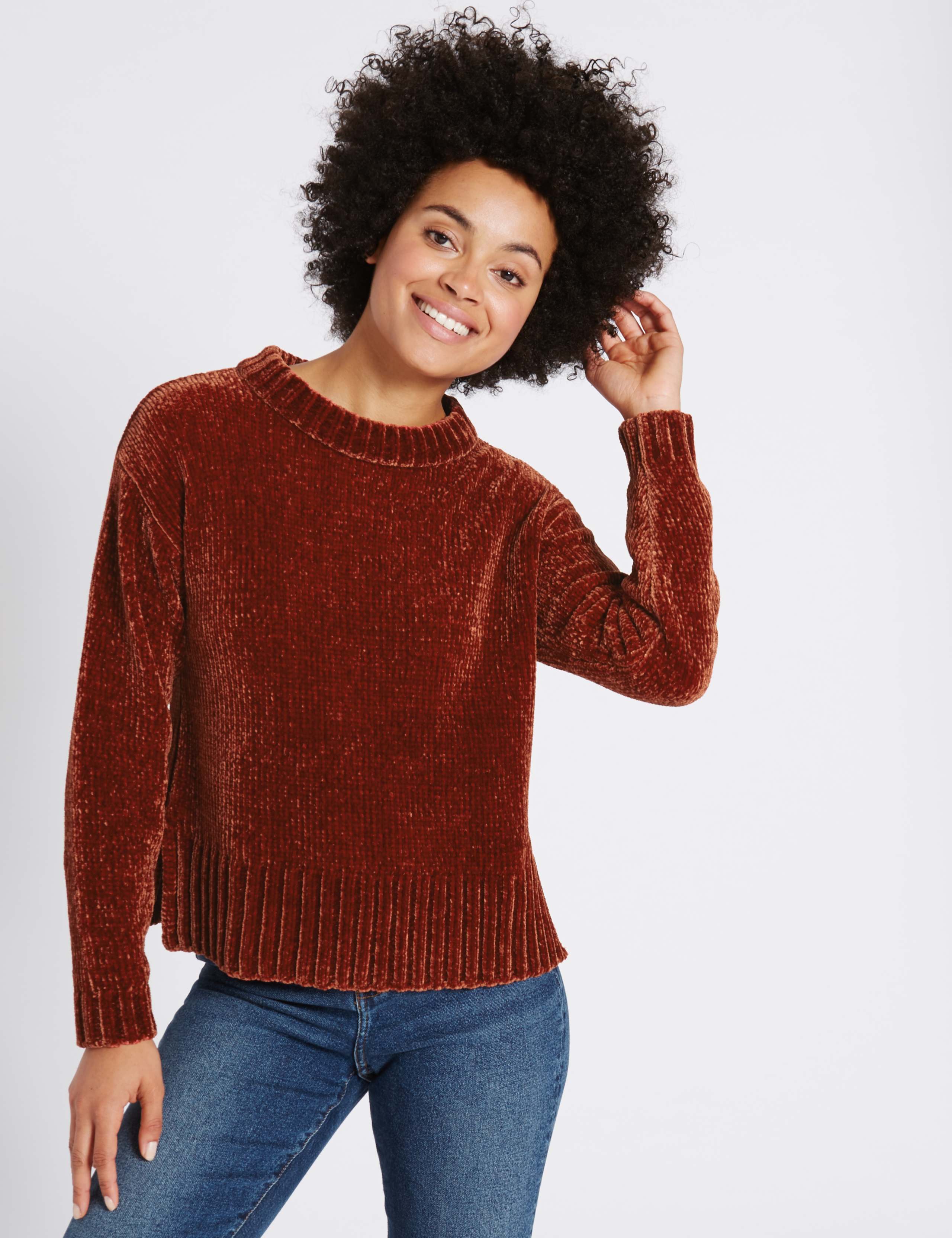 Chenille Round Neck Jumper 1 of 5