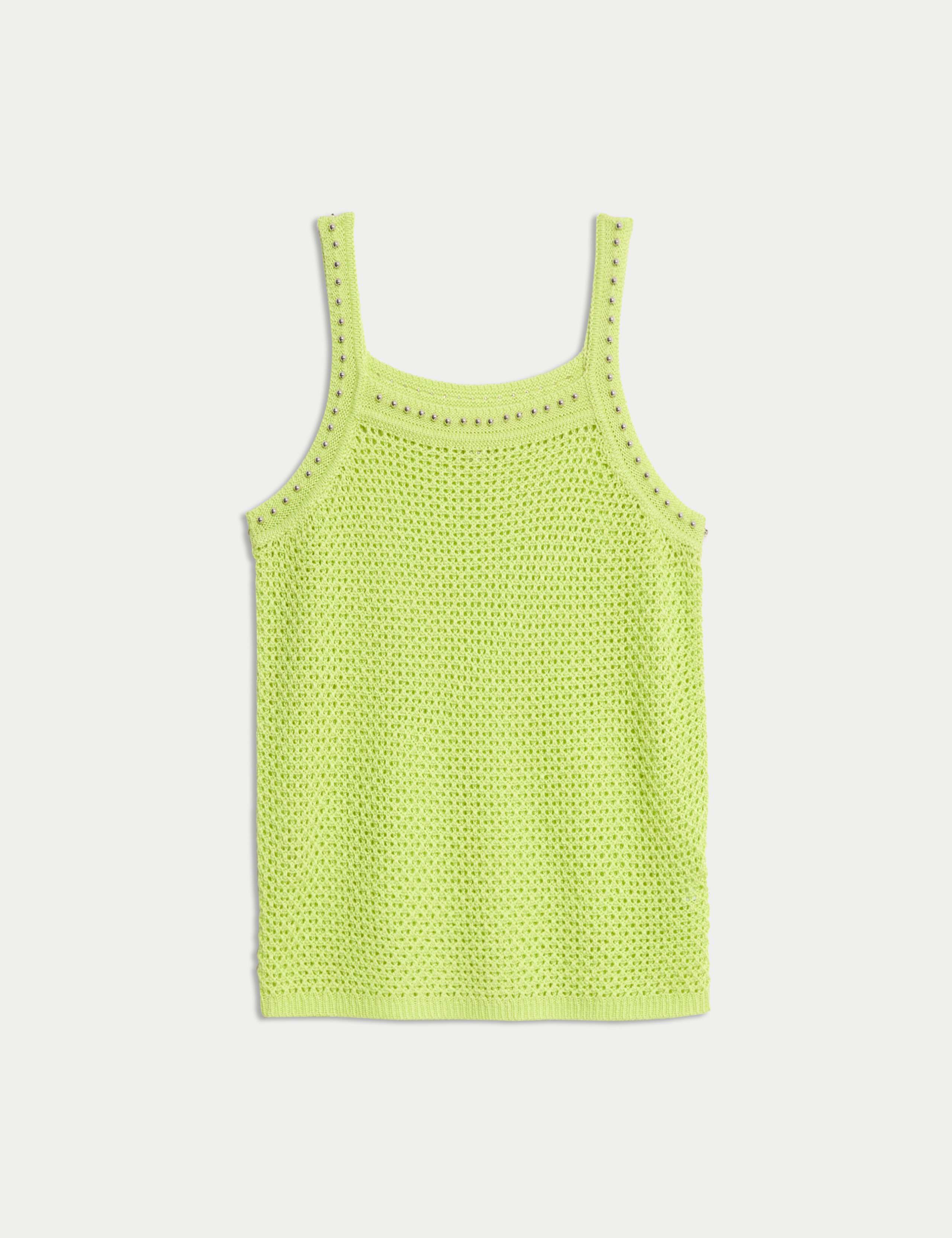 Embellished Slim Fit Knitted Vest 2 of 7