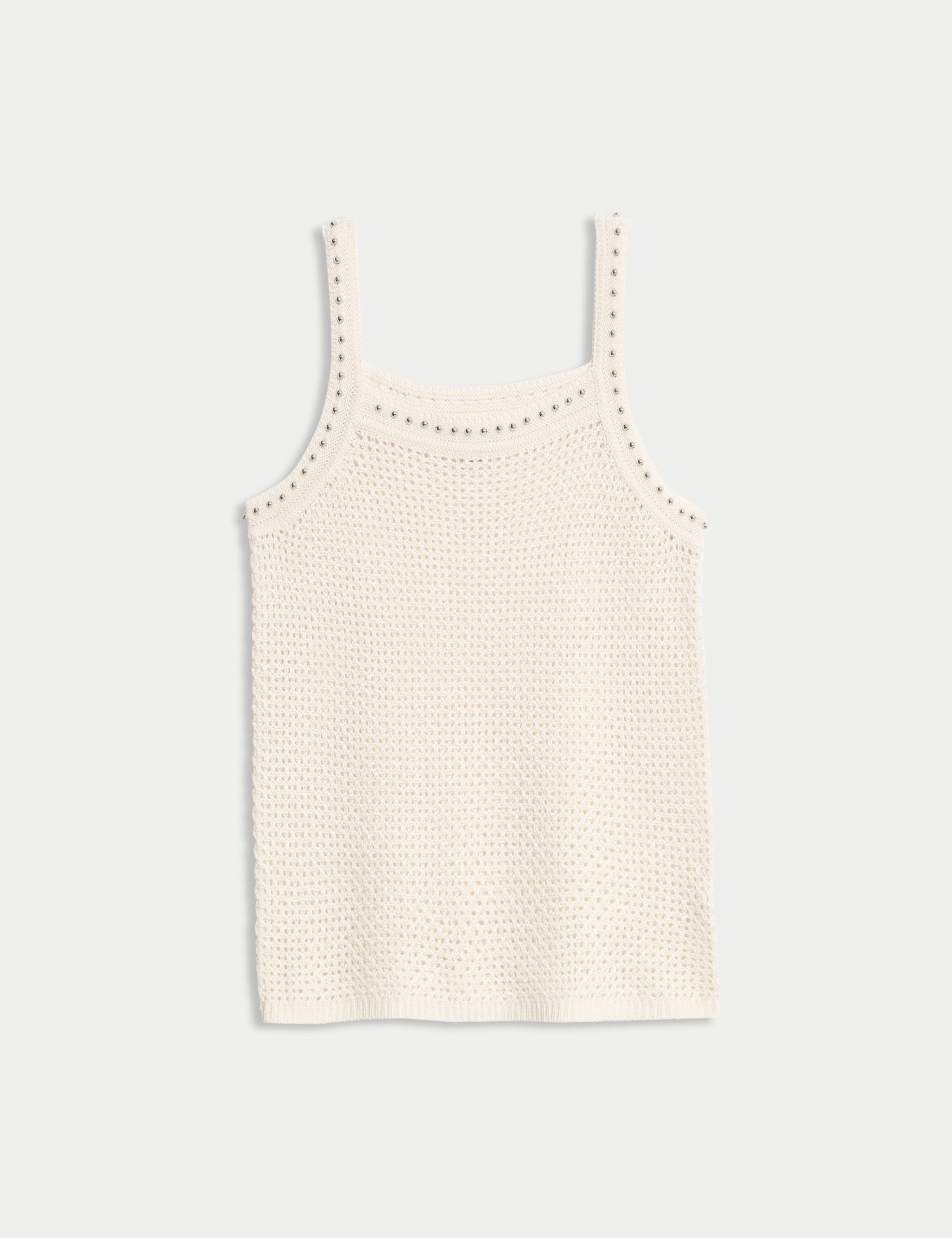 Embellished Slim Fit Knitted Vest 2 of 6
