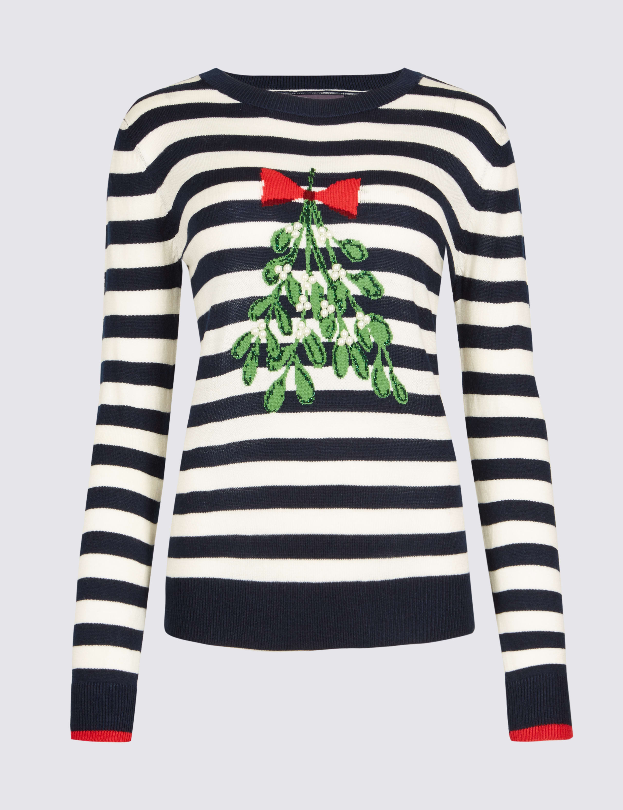 Embellished Mistletoe Novelty Jumper 2 of 4