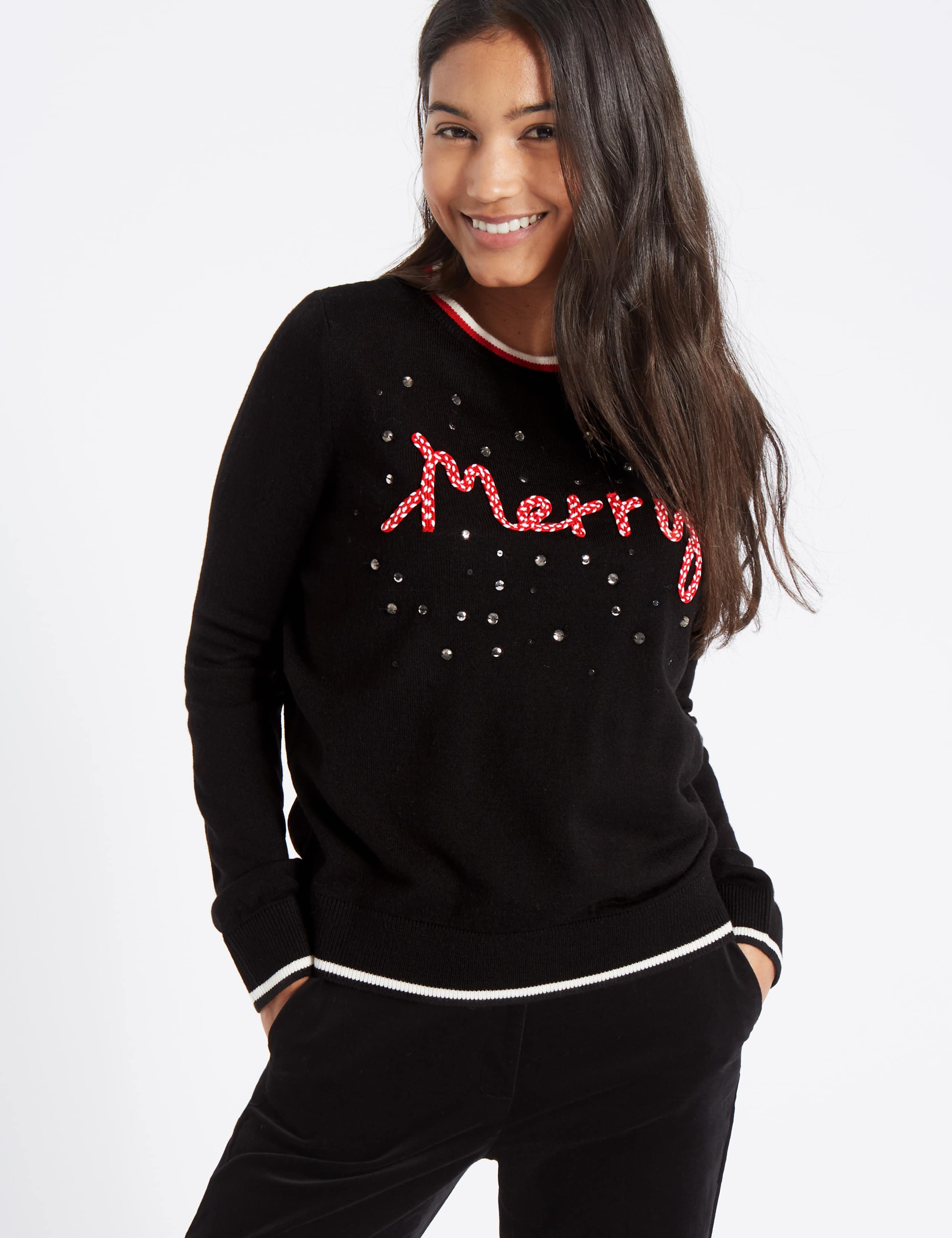 Embellished Novelty Round Neck Jumper 3 of 4