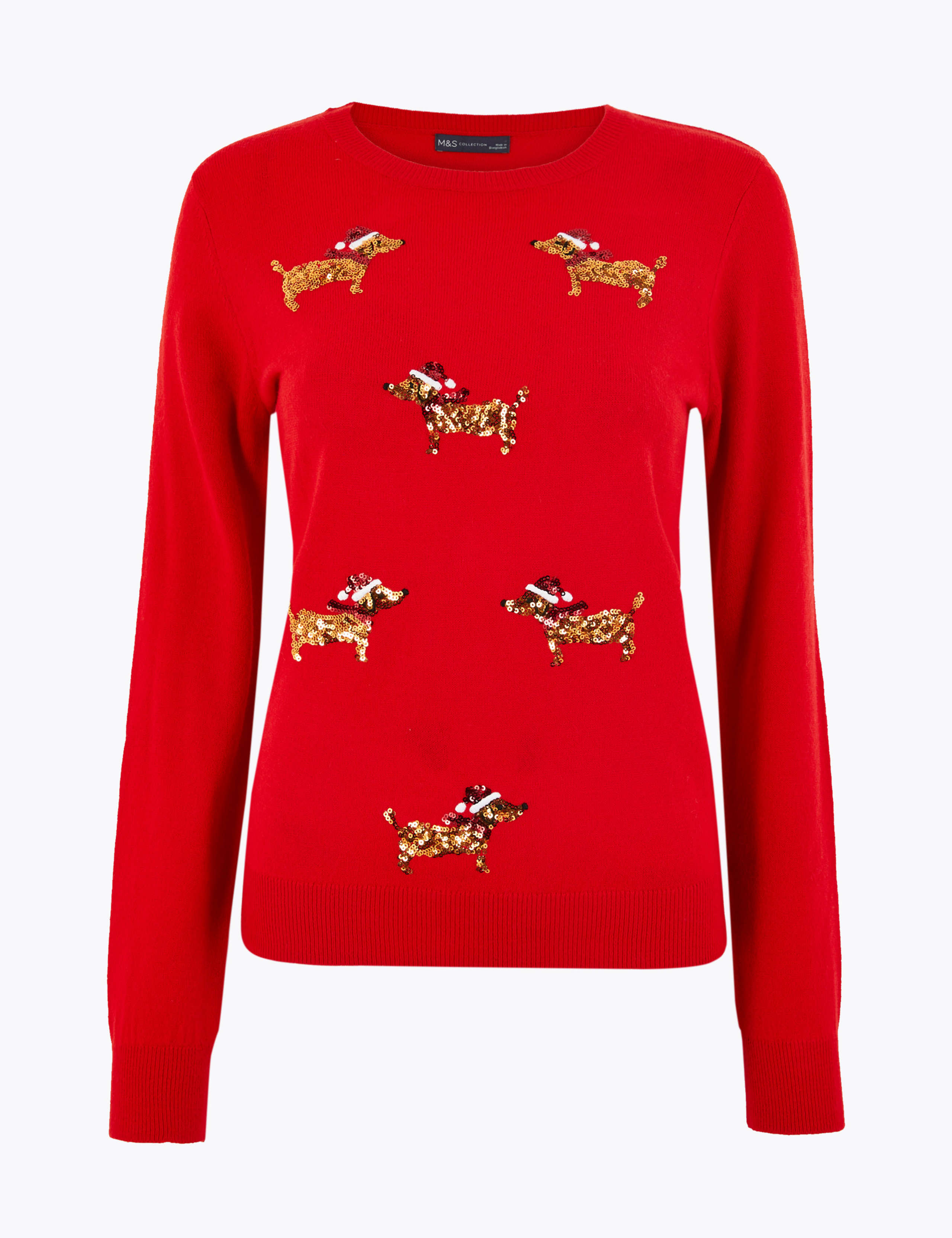 Embellished Dog Christmas Jumper 2 of 4