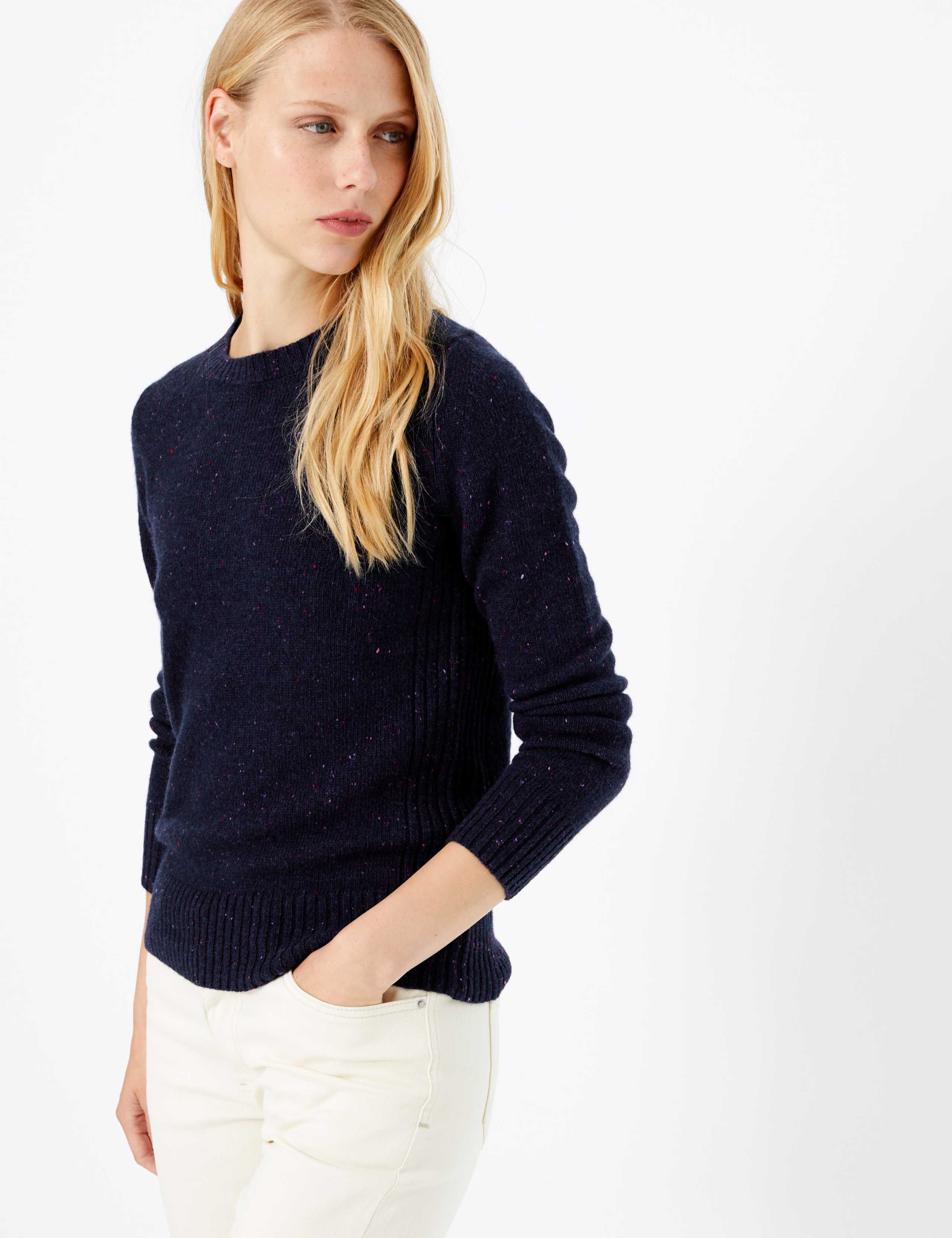 Wool Rich Textured Jumper 1 of 5