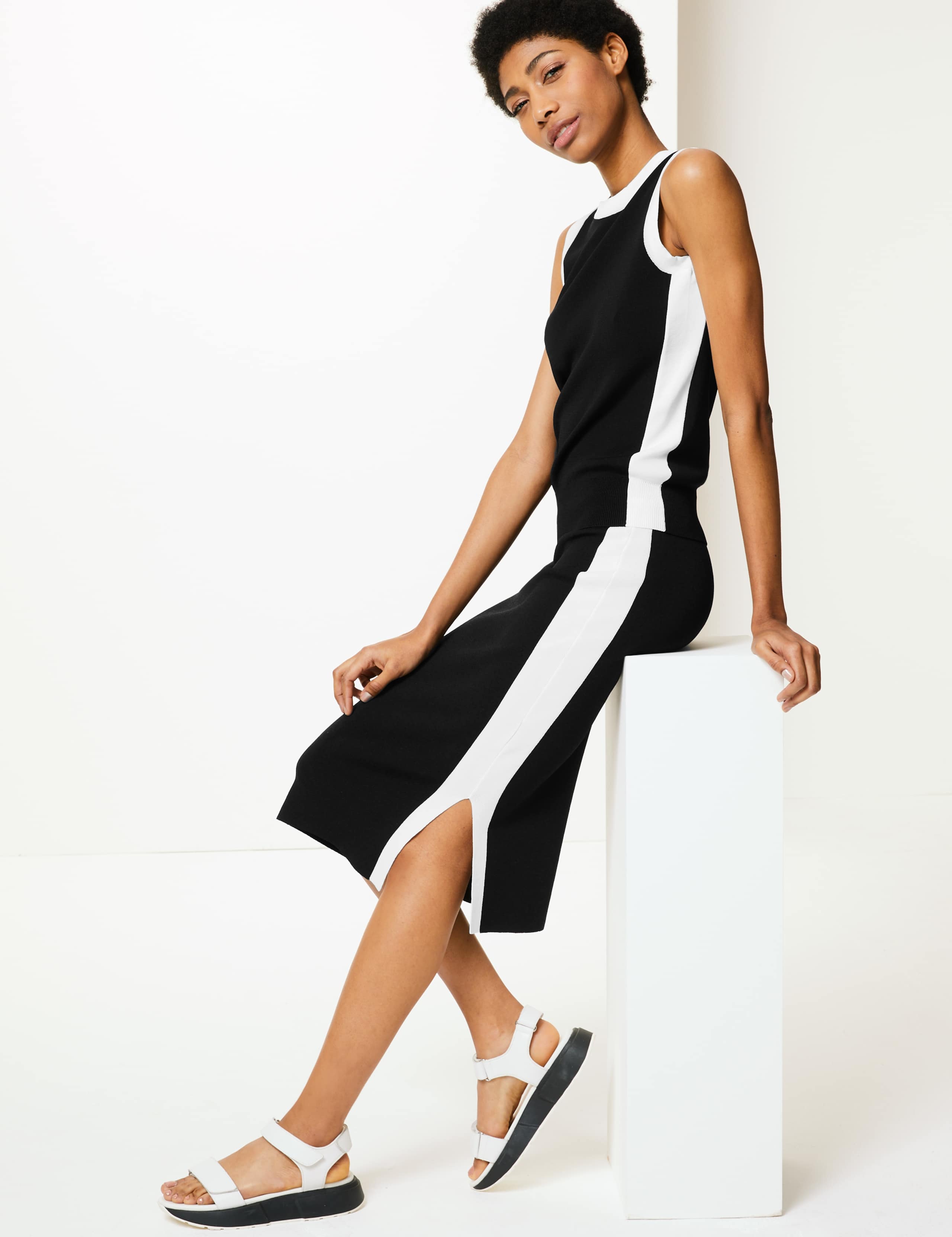 Knitted Midi Skirt 1 of 4