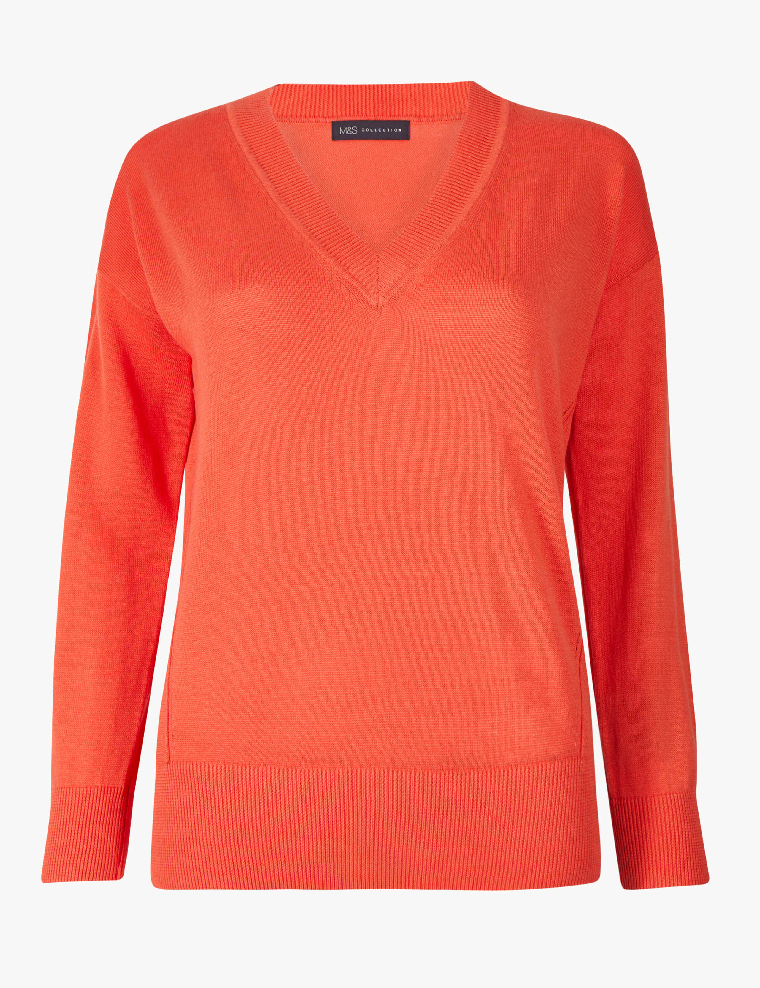 PETITE Pure Cotton V-Neck Jumper 2 of 4