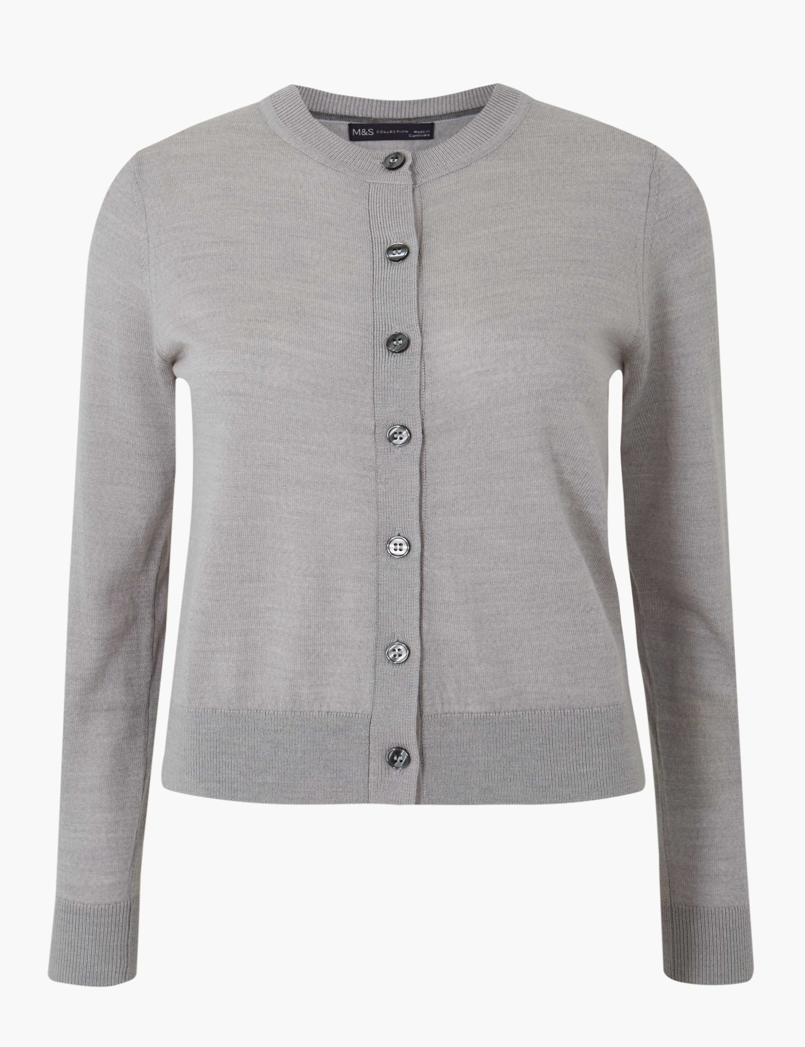 Pure Merino Wool Cardigan 2 of 5