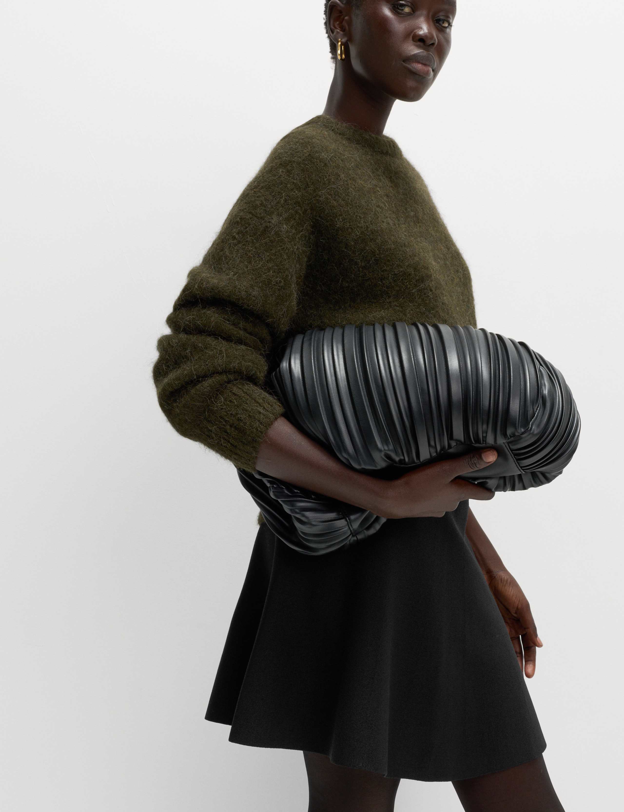 Knitted Mini A-Line Skirt 5 of 5