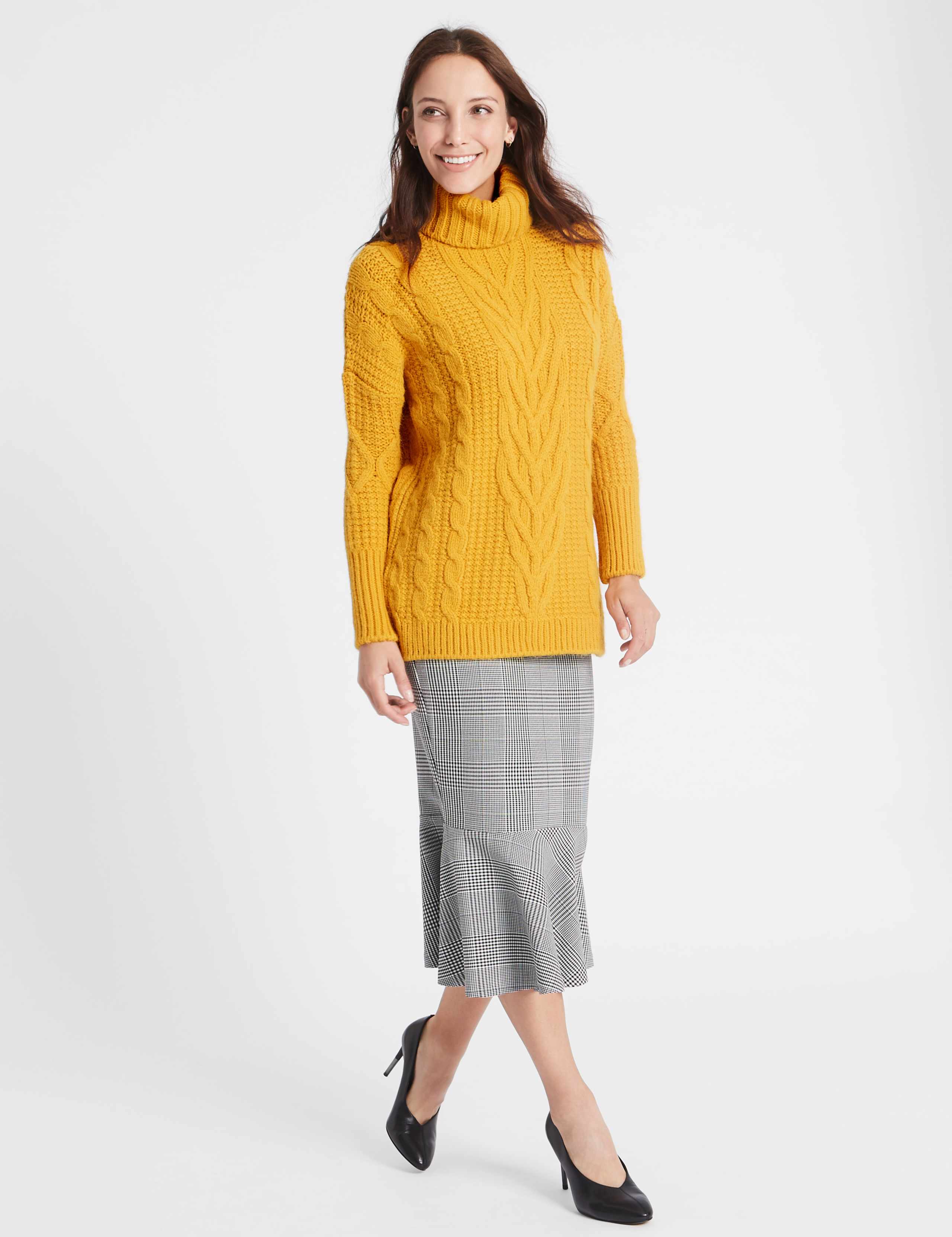 Cable Knit Turtle Neck Jumper 3 of 5