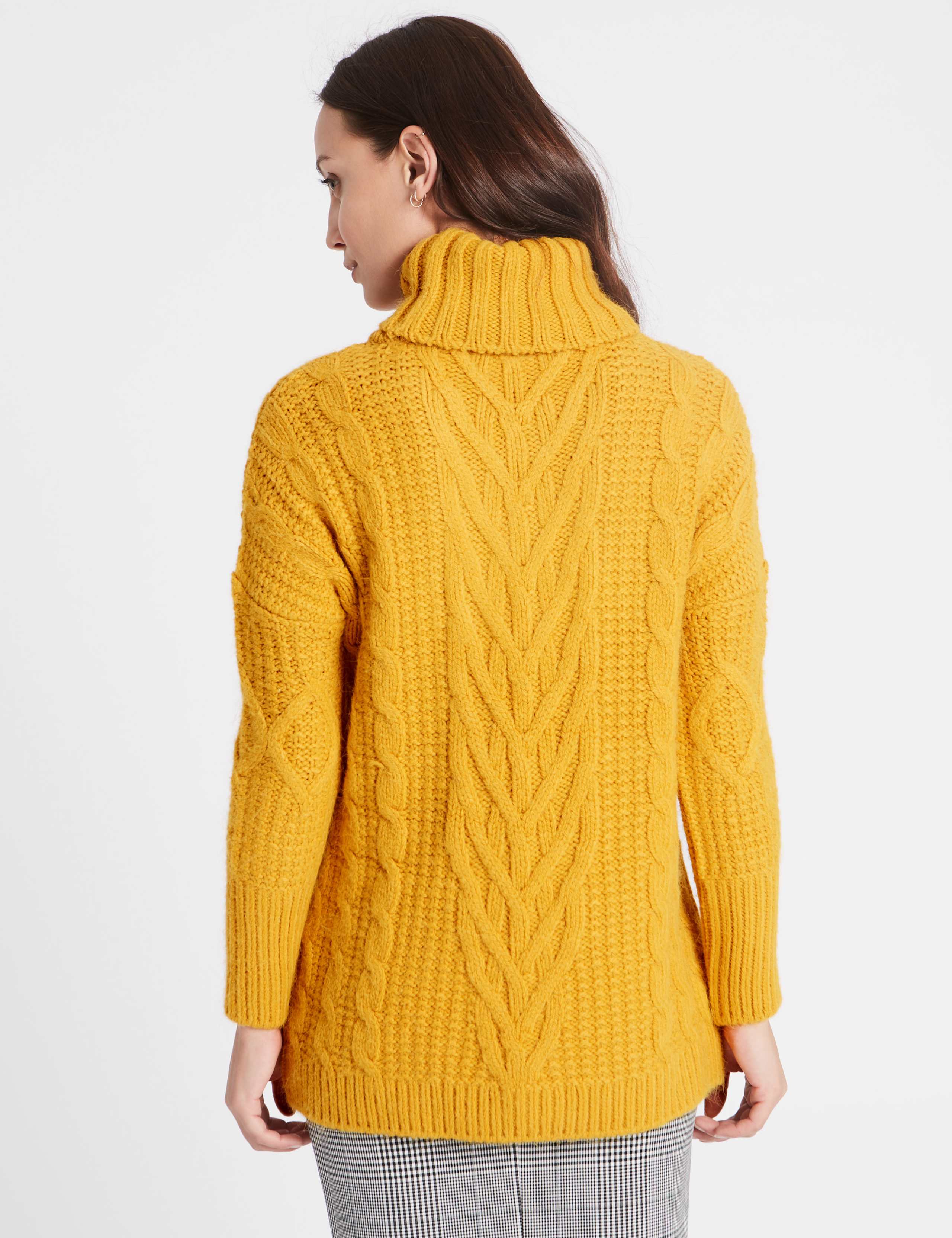 Cable Knit Turtle Neck Jumper 4 of 5