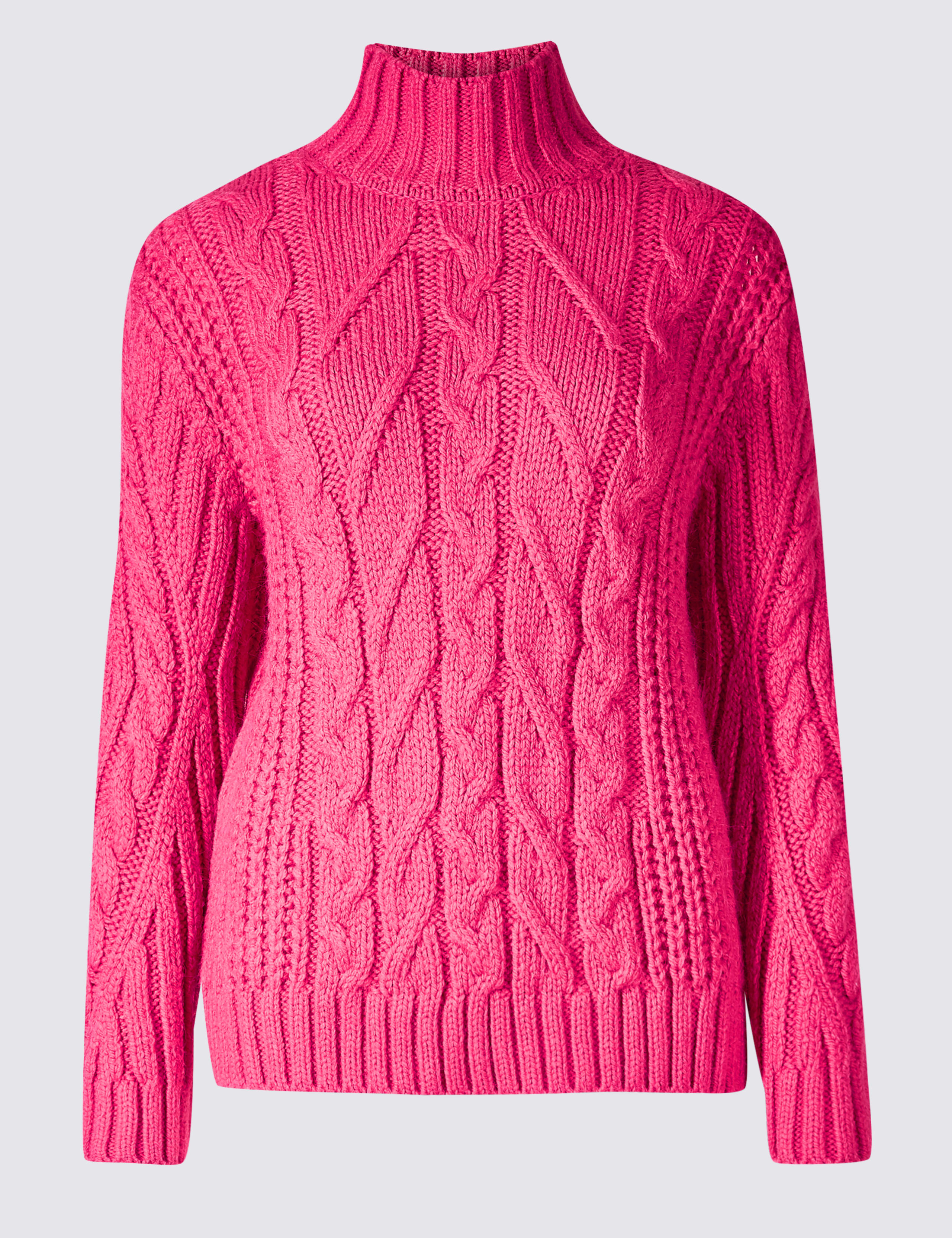 Cable Knit Funnel Neck Jumper 2 of 4