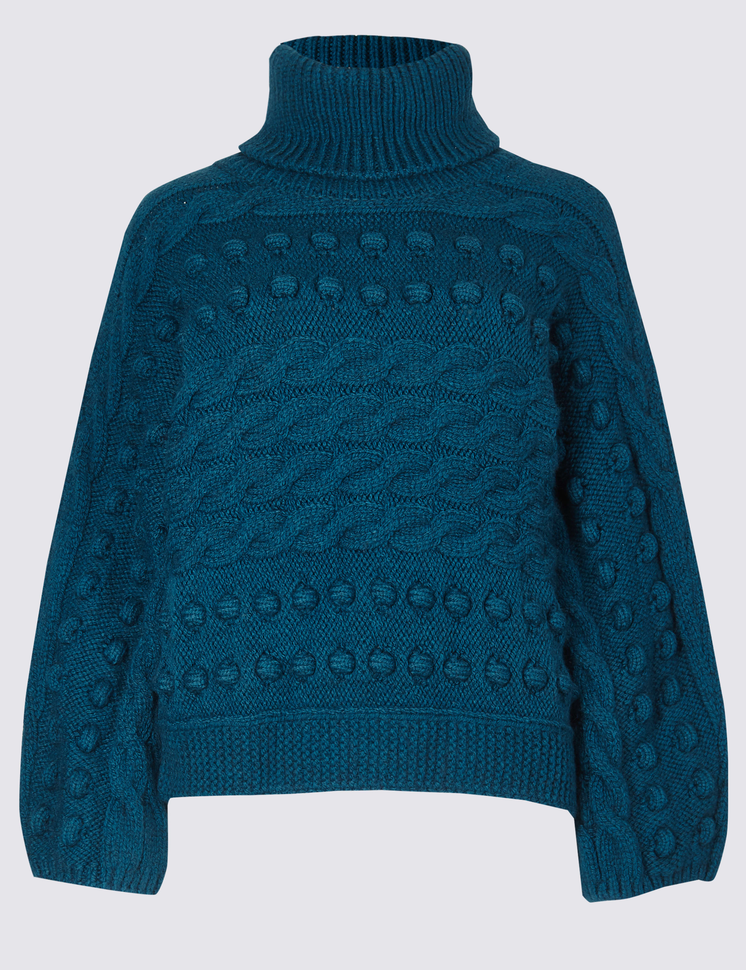 Cable Knit Roll Neck Jumper 2 of 4