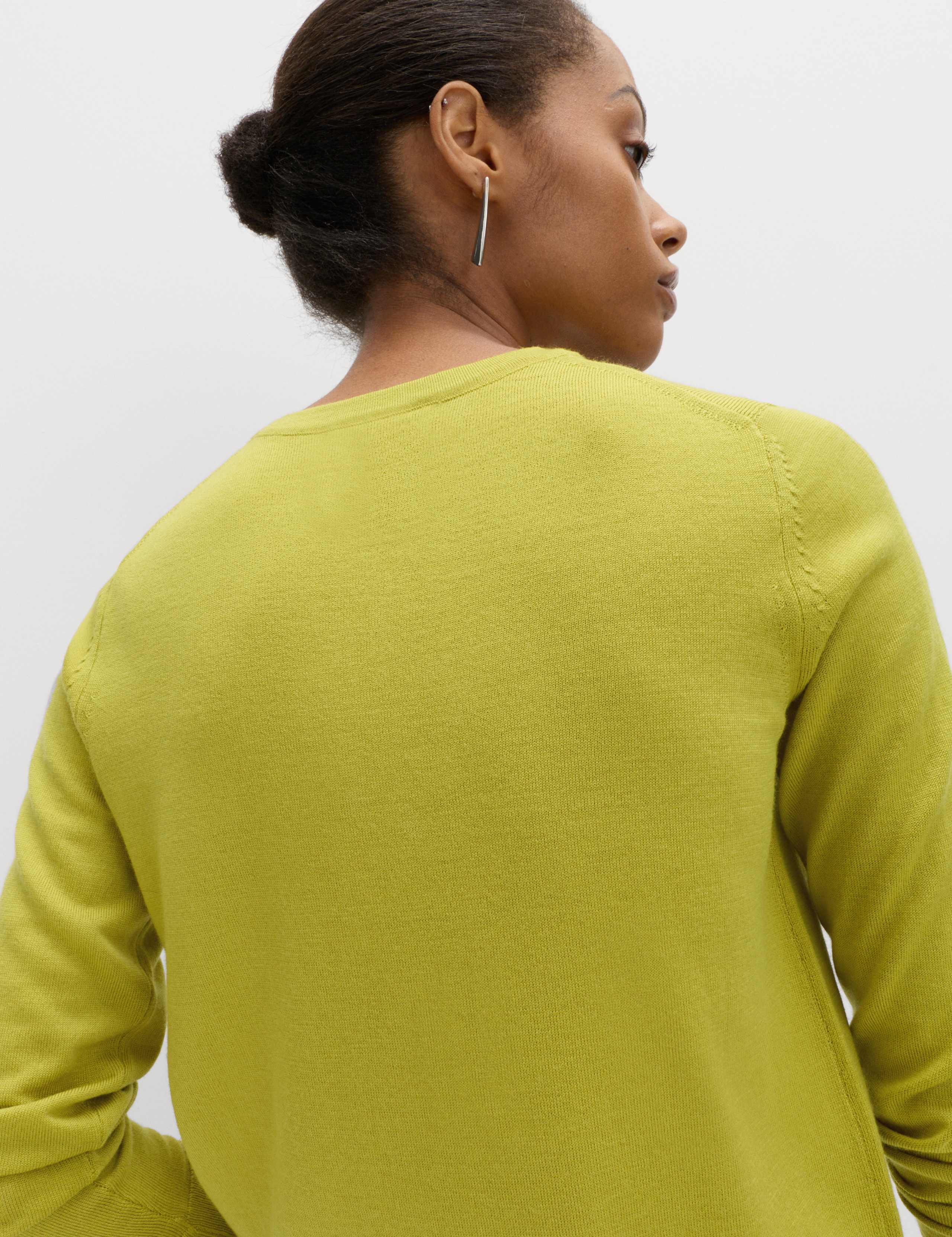 Pure Merino Wool Crew Neck Jumper 4 of 5