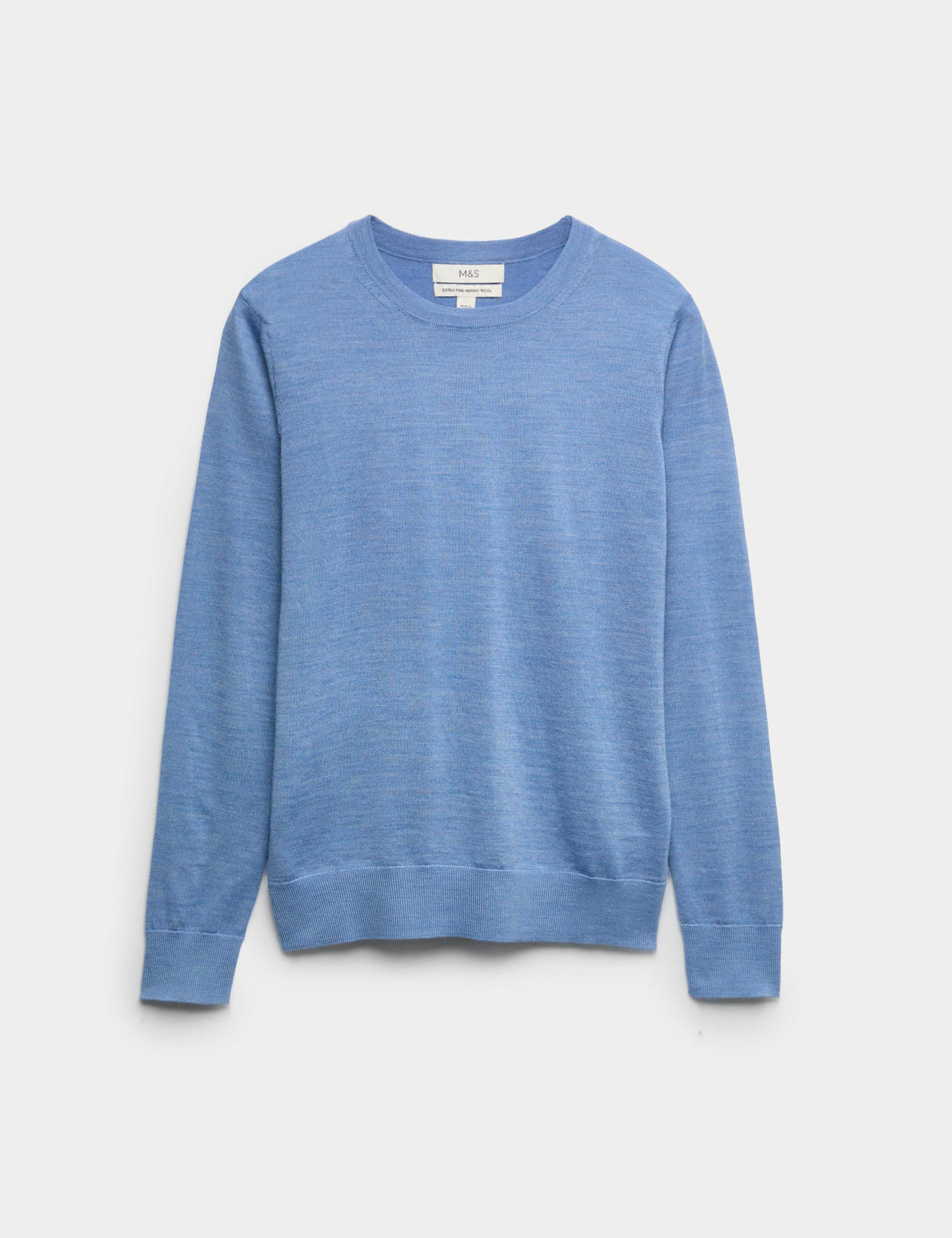 Pure Merino Wool Crew Neck Jumper 2 of 5