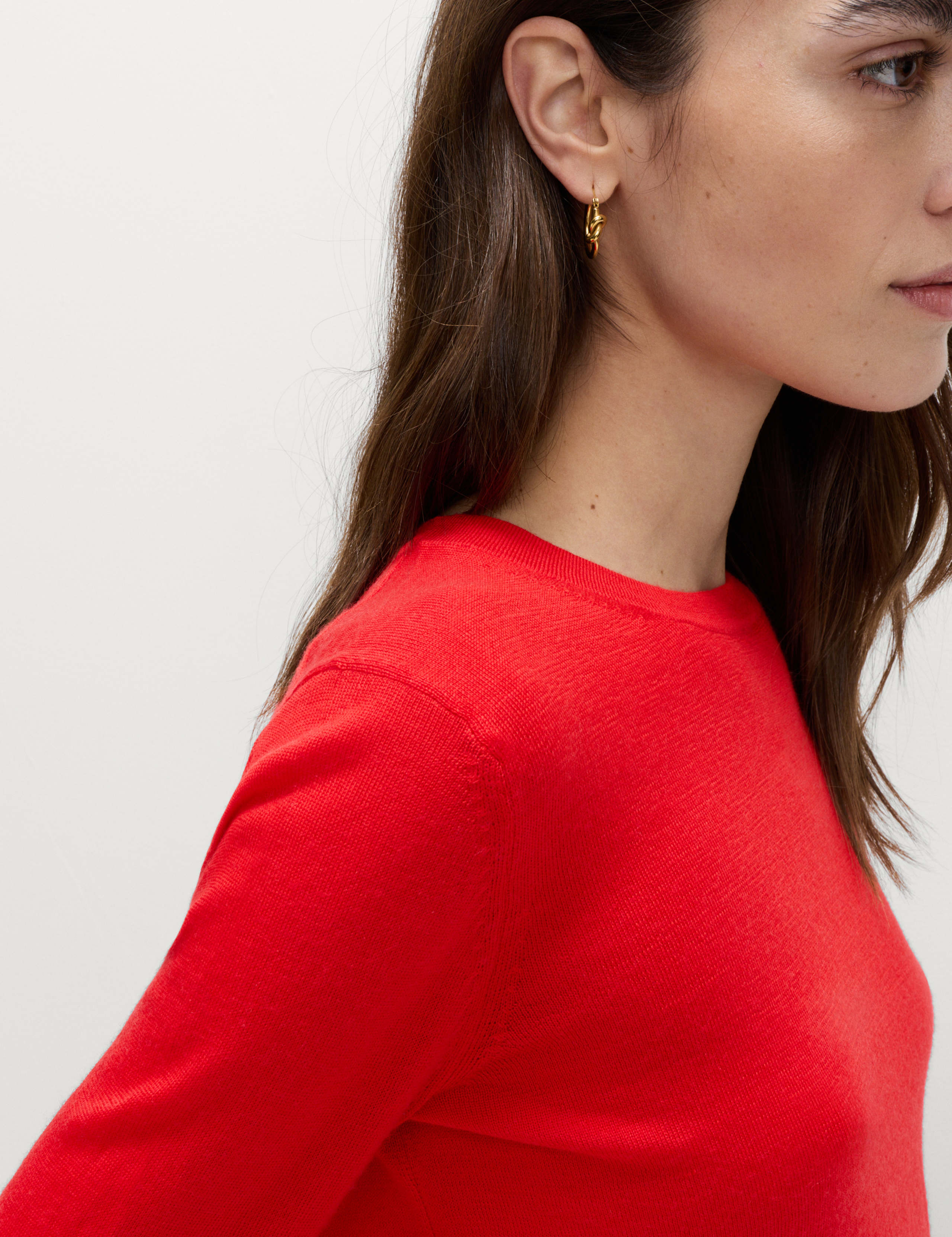 Pure Merino Wool Crew Neck Jumper 5 of 6