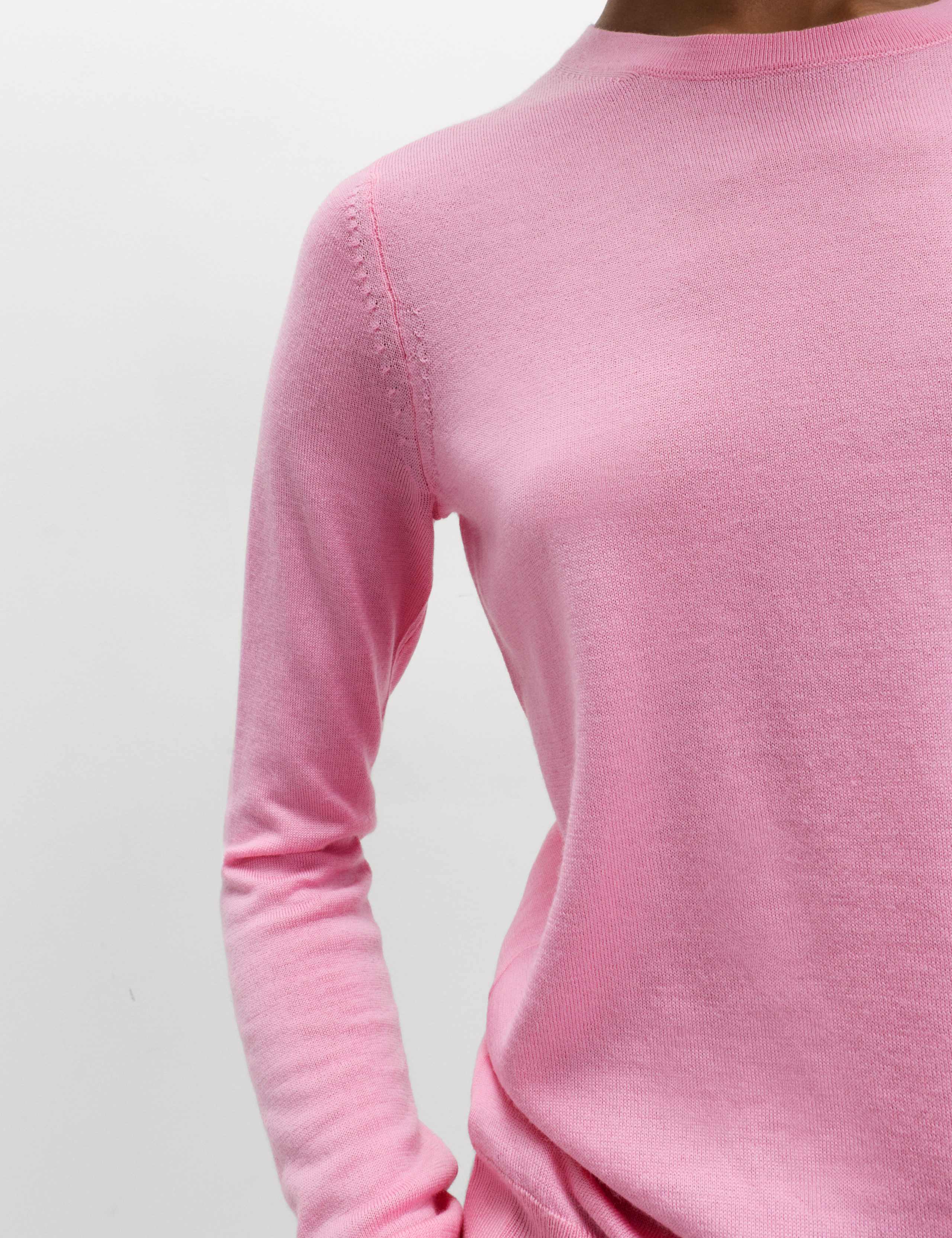 Pure Merino Wool Crew Neck Jumper 5 of 5