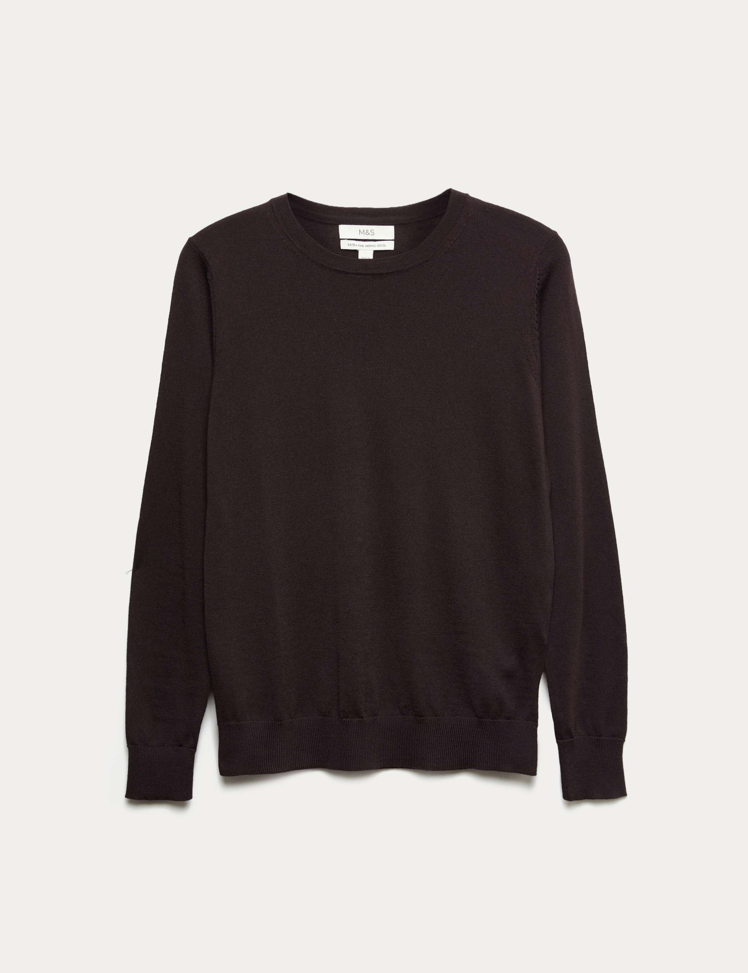 Pure Merino Wool Crew Neck Jumper 2 of 4
