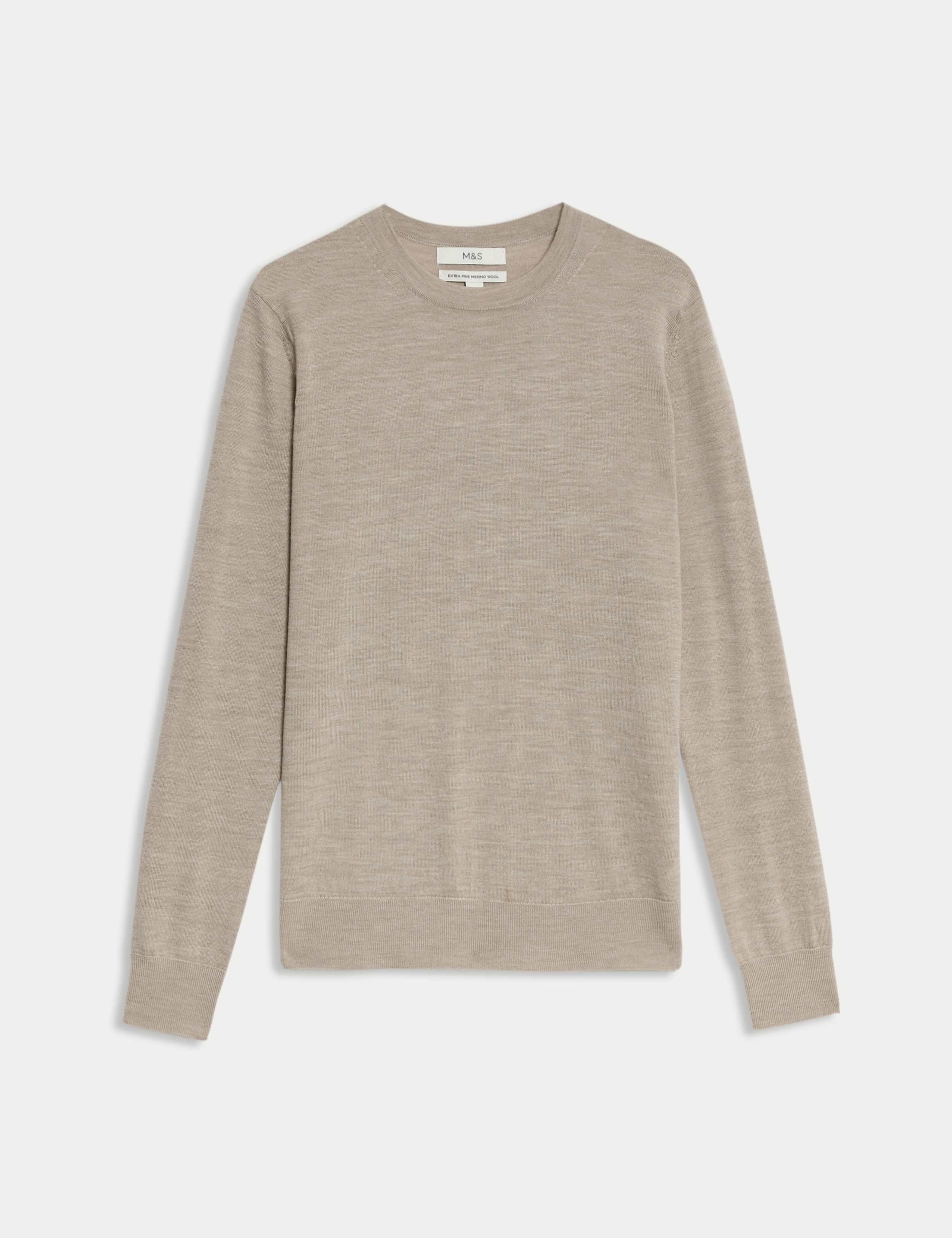 Pure Merino Wool Crew Neck Jumper 2 of 7