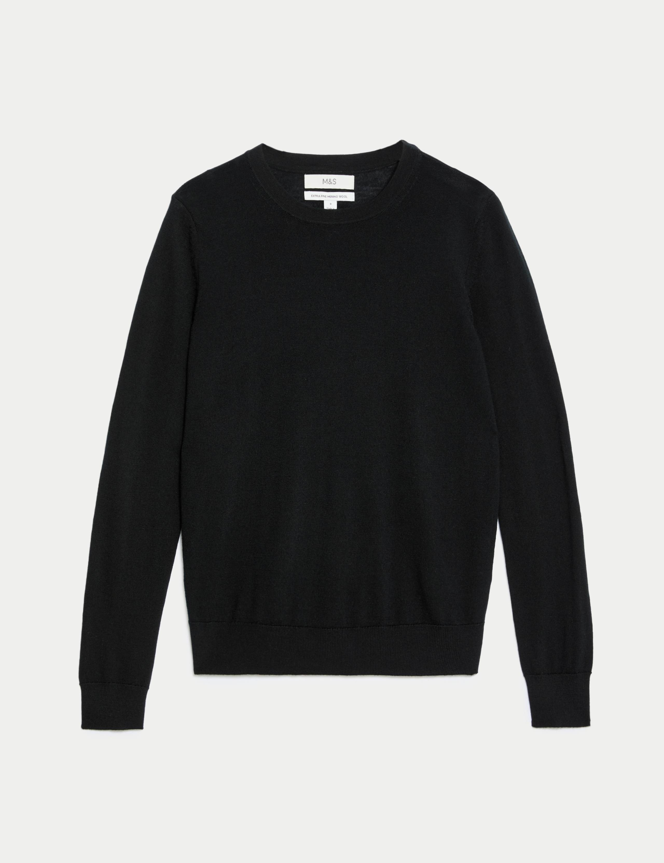 Pure Merino Wool Crew Neck Jumper 2 of 9