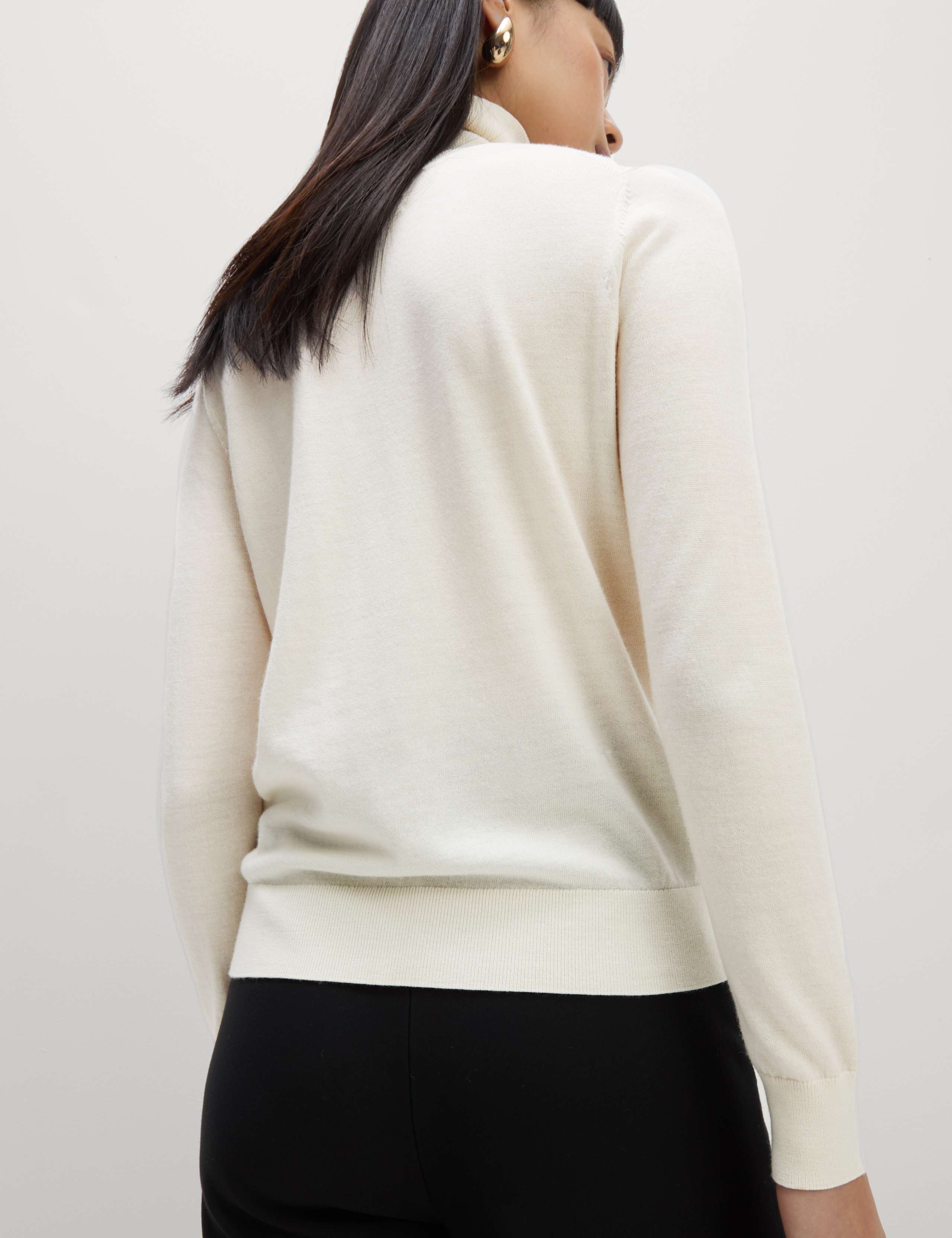 Pure Merino Wool Roll Neck Jumper 5 of 7