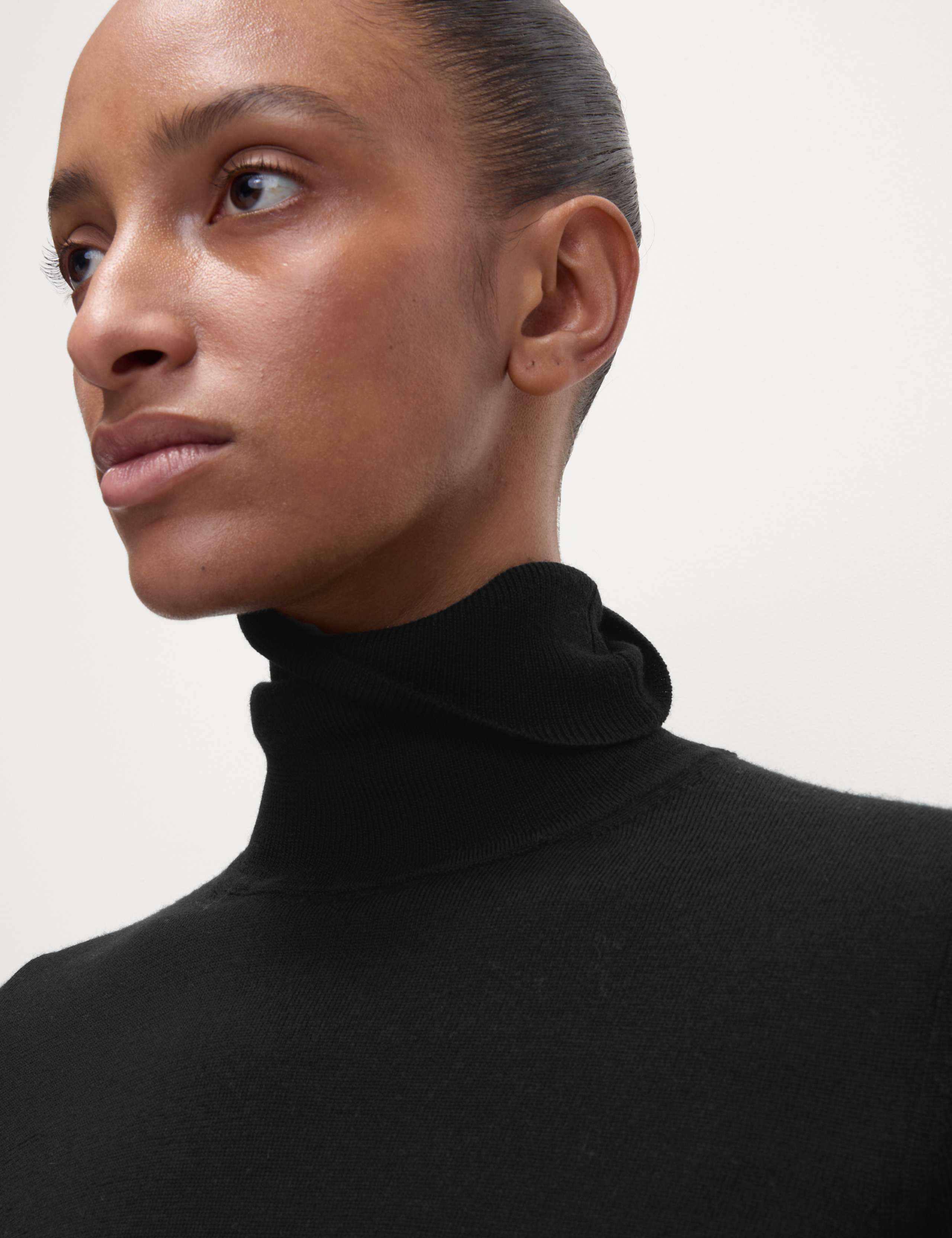 Pure Merino Wool Roll Neck Jumper 3 of 6