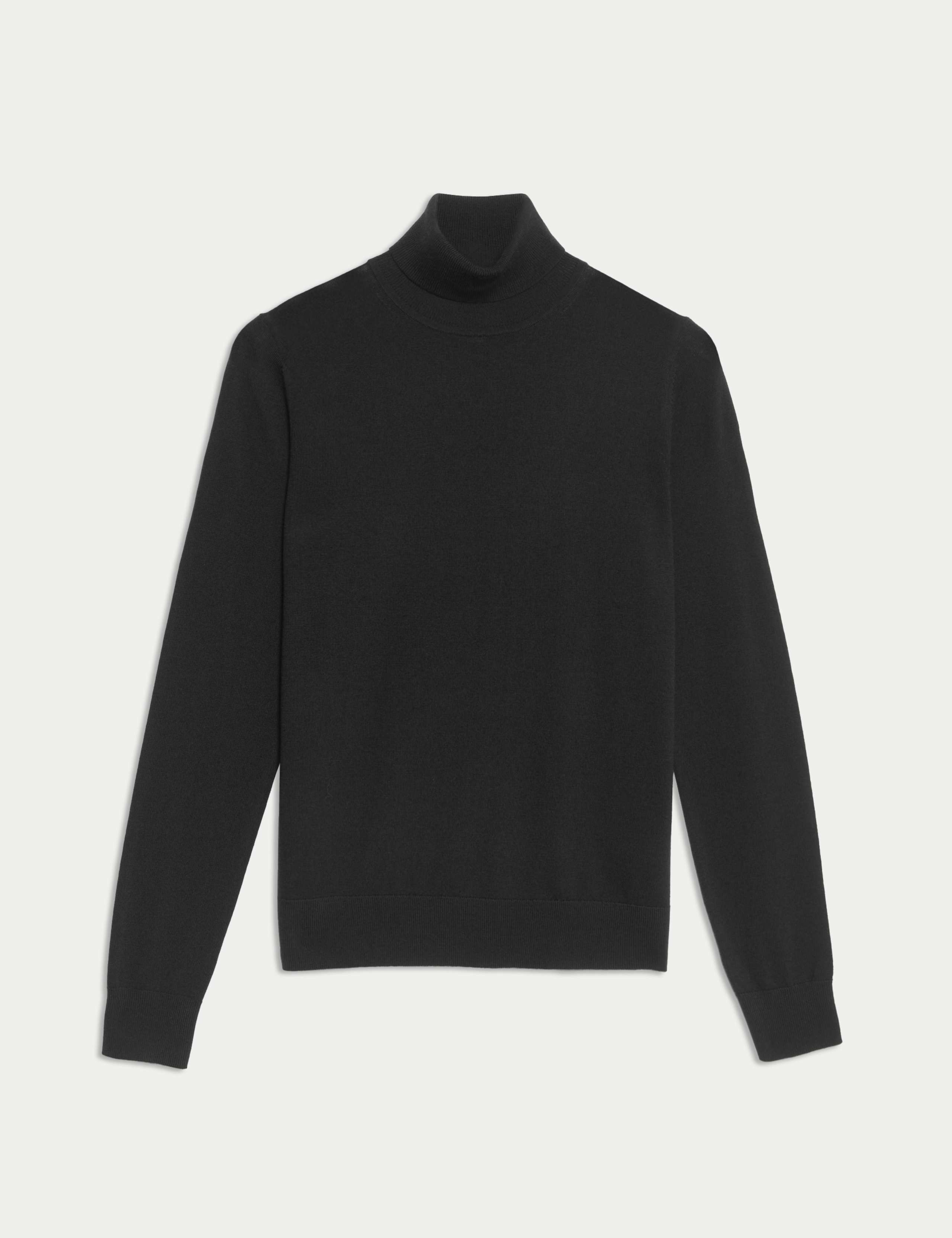 Pure Merino Wool Roll Neck Jumper 2 of 6
