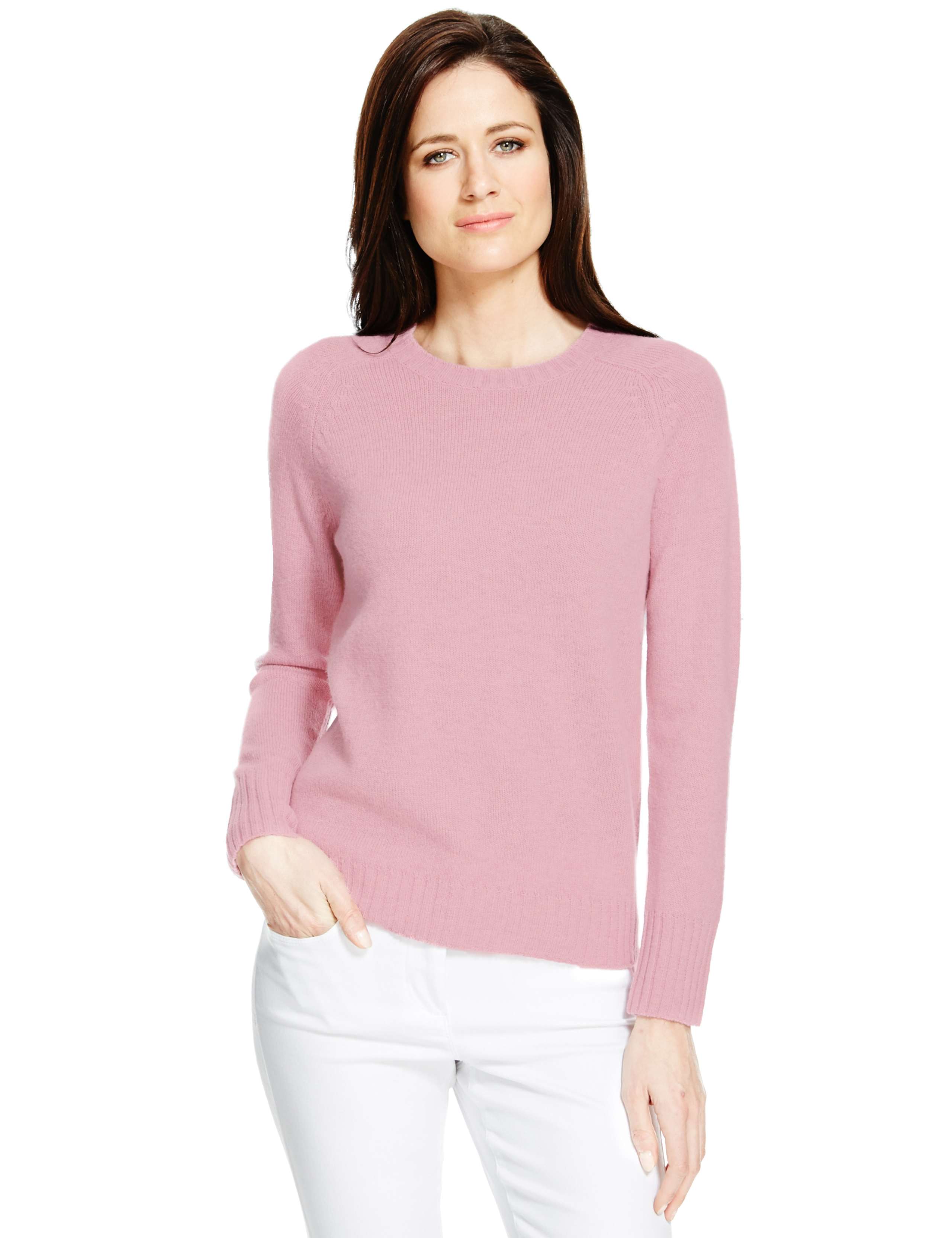 Pure Lambswool Crew Neck Jumper 1 of 4