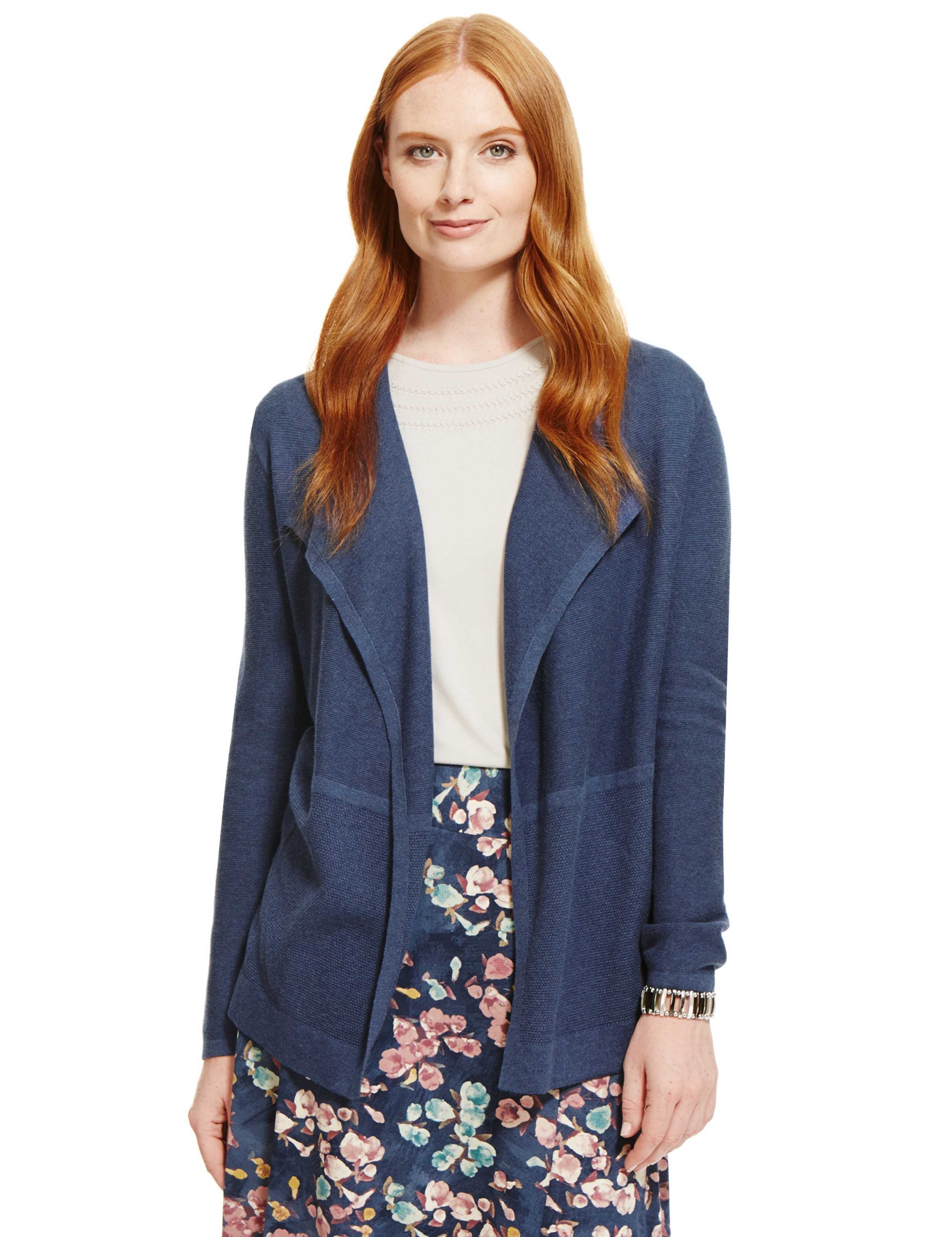 Open Front Waterfall Cardigan 1 of 4