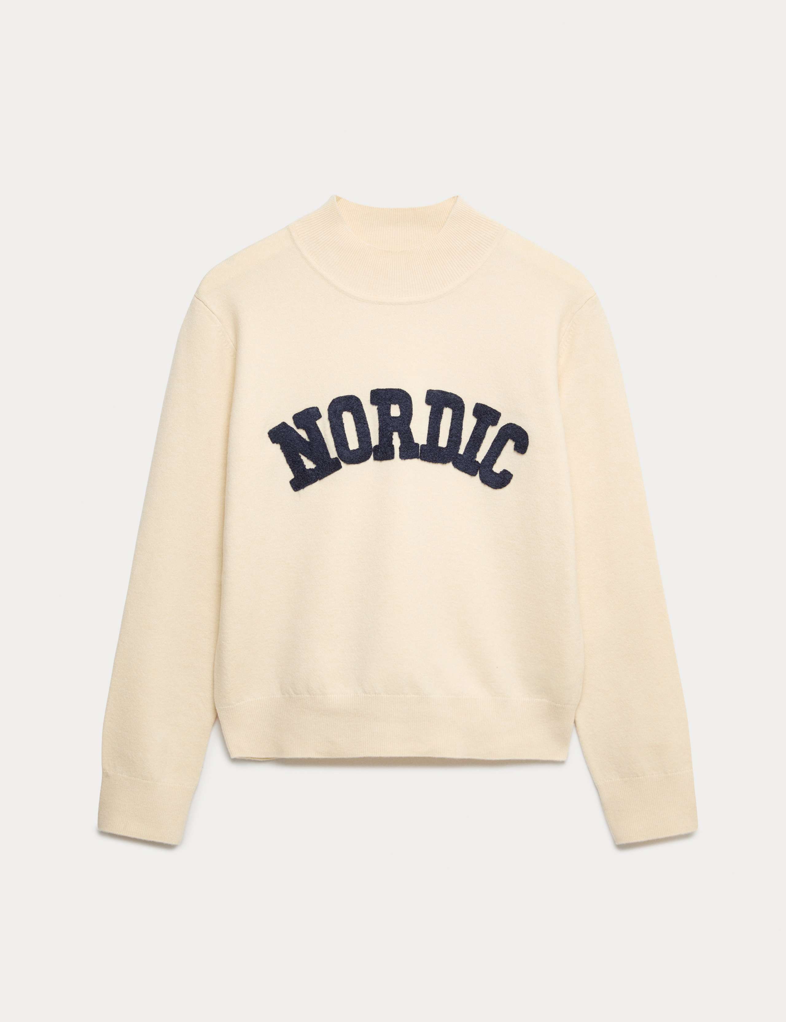 Slogan Funnel Neck Jumper 2 of 5