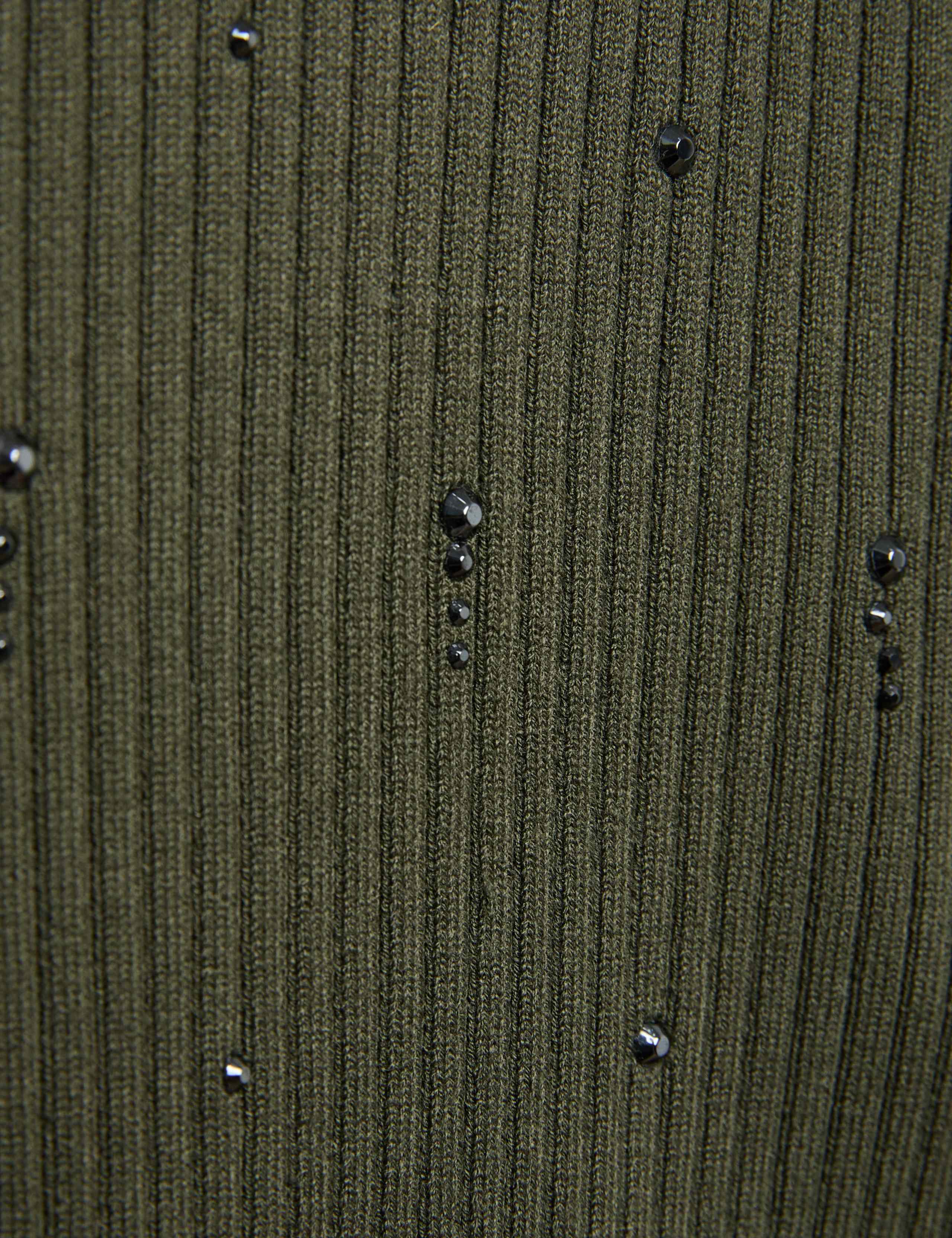 Embellished Crew Neck Fitted Cardigan 7 of 7