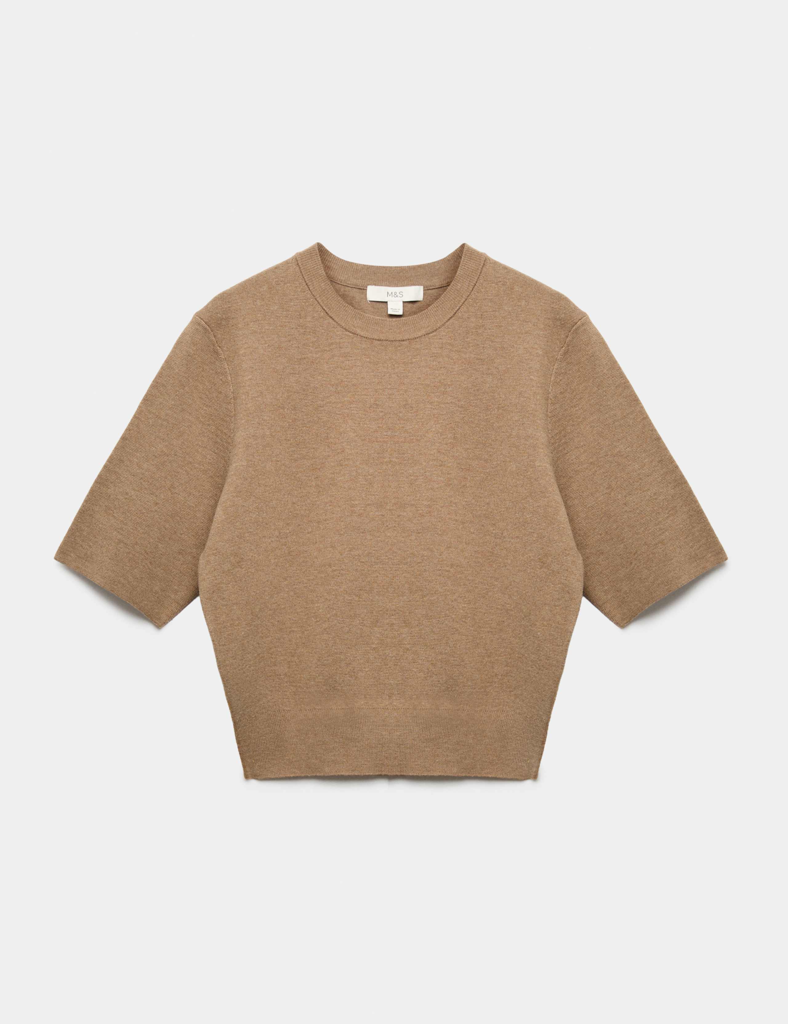 Wool Rich Slim Fit Knitted Top 2 of 6