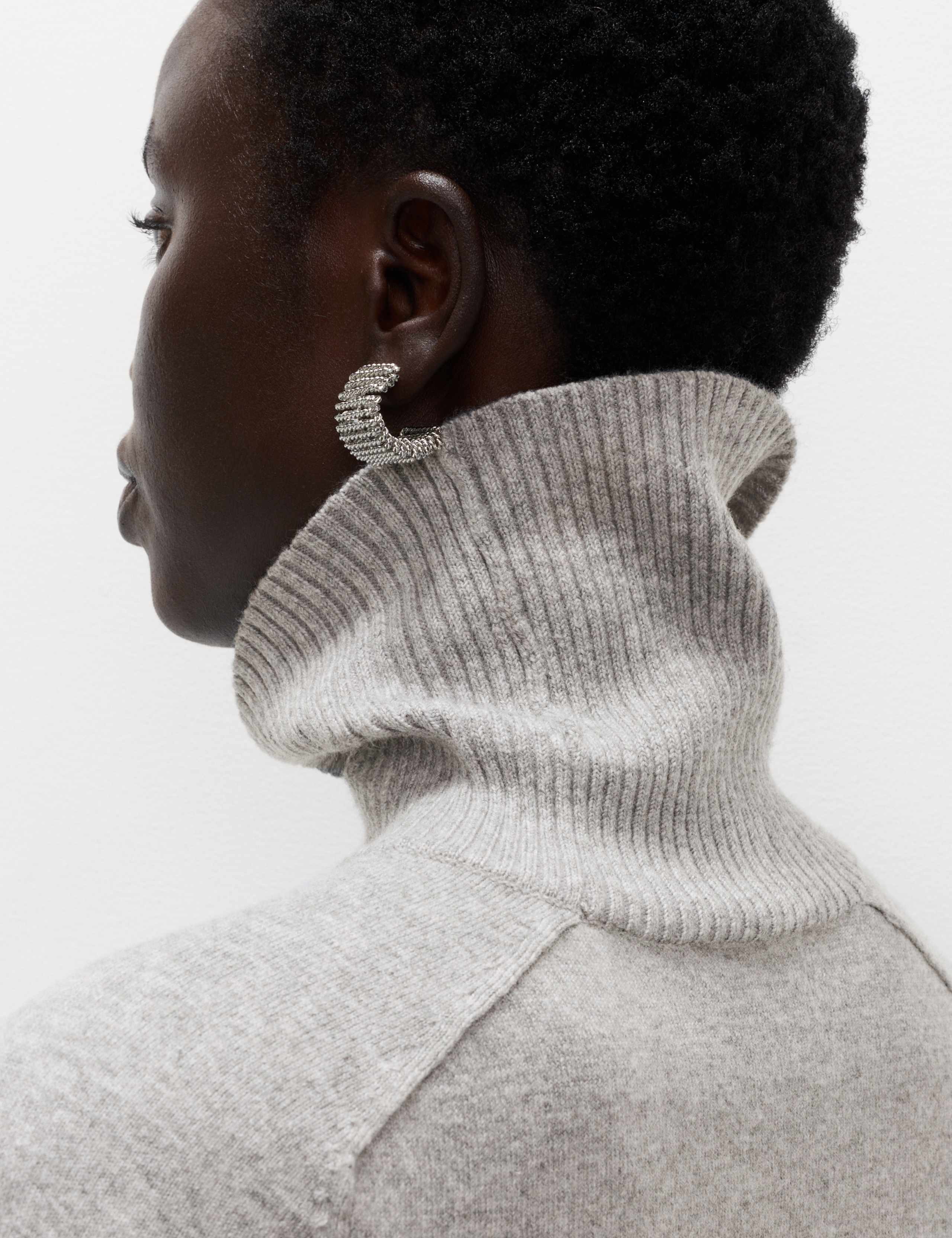 Air-Yarn Roll Neck Jumper 1 of 6