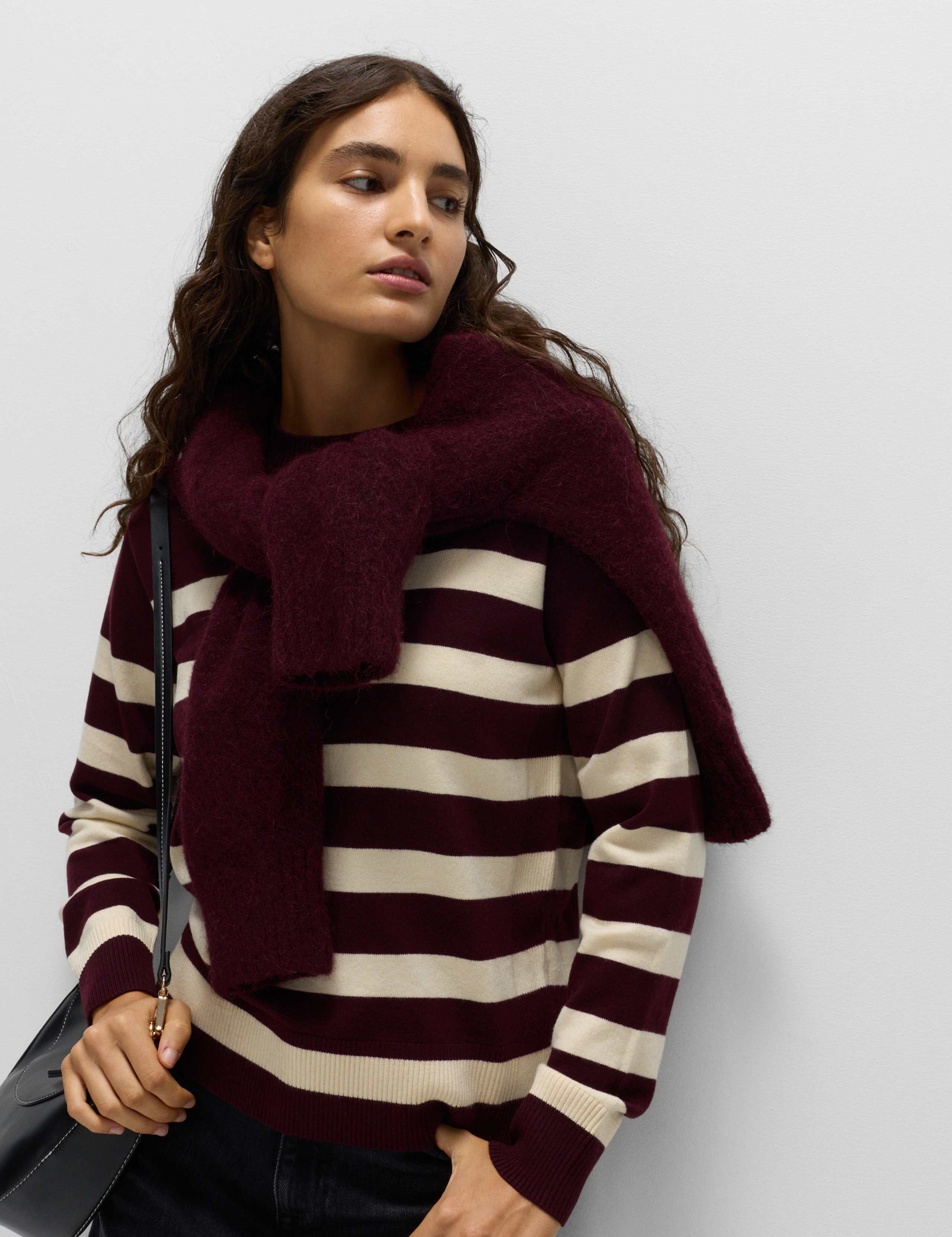 Air-Yarn Striped Crew Jumper 3 of 4