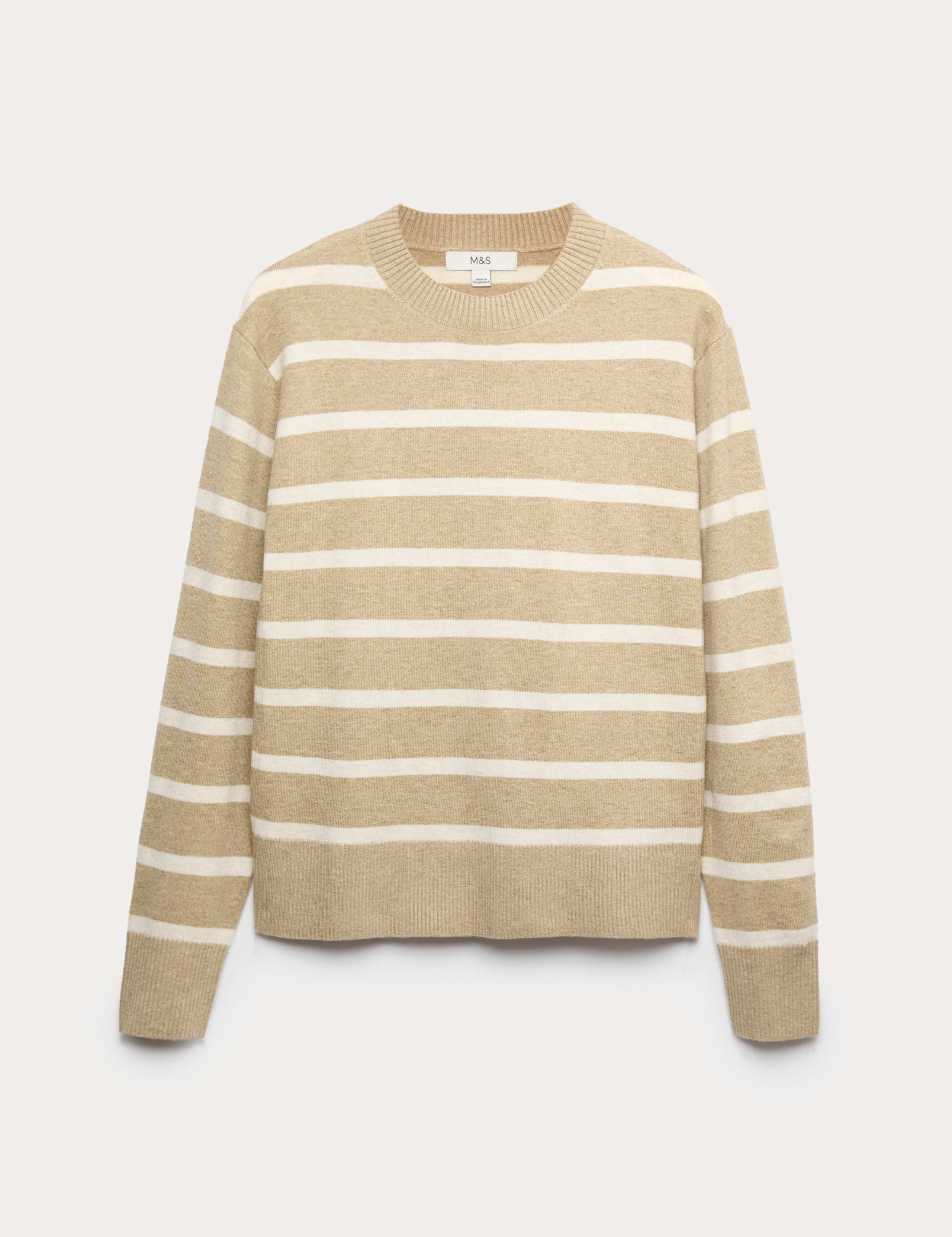 Air-Yarn Striped Crew Jumper 2 of 4