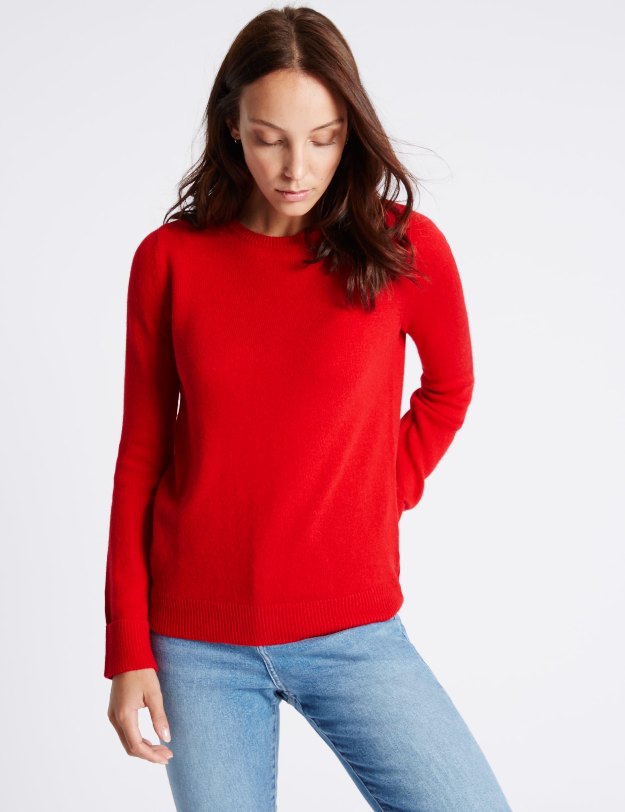 Lambswool Rich Round Neck Jumper 1 of 5