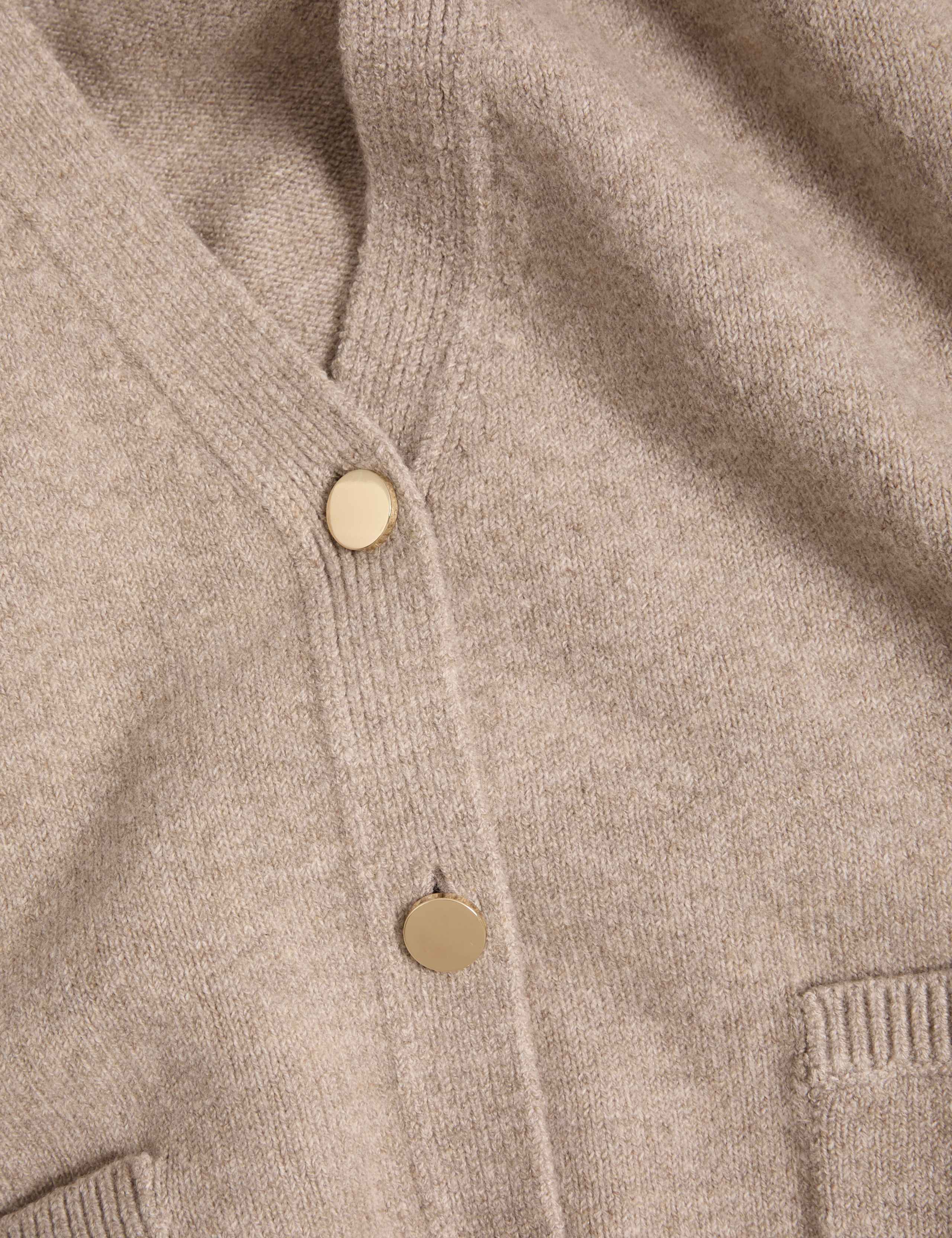 V-Neck Button Front Relaxed Cardigan 8 of 8