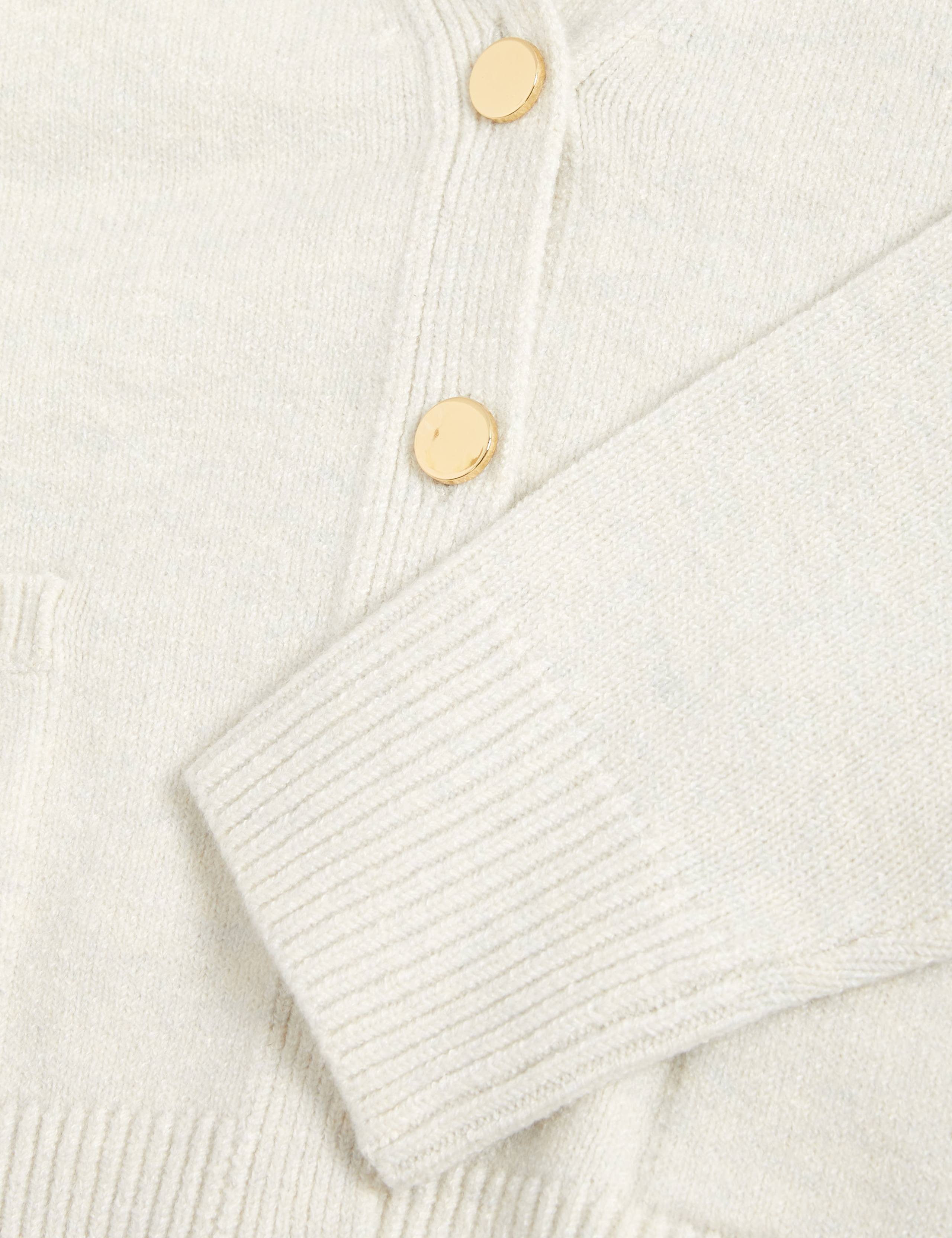 V-Neck Button Front Relaxed Cardigan 6 of 6