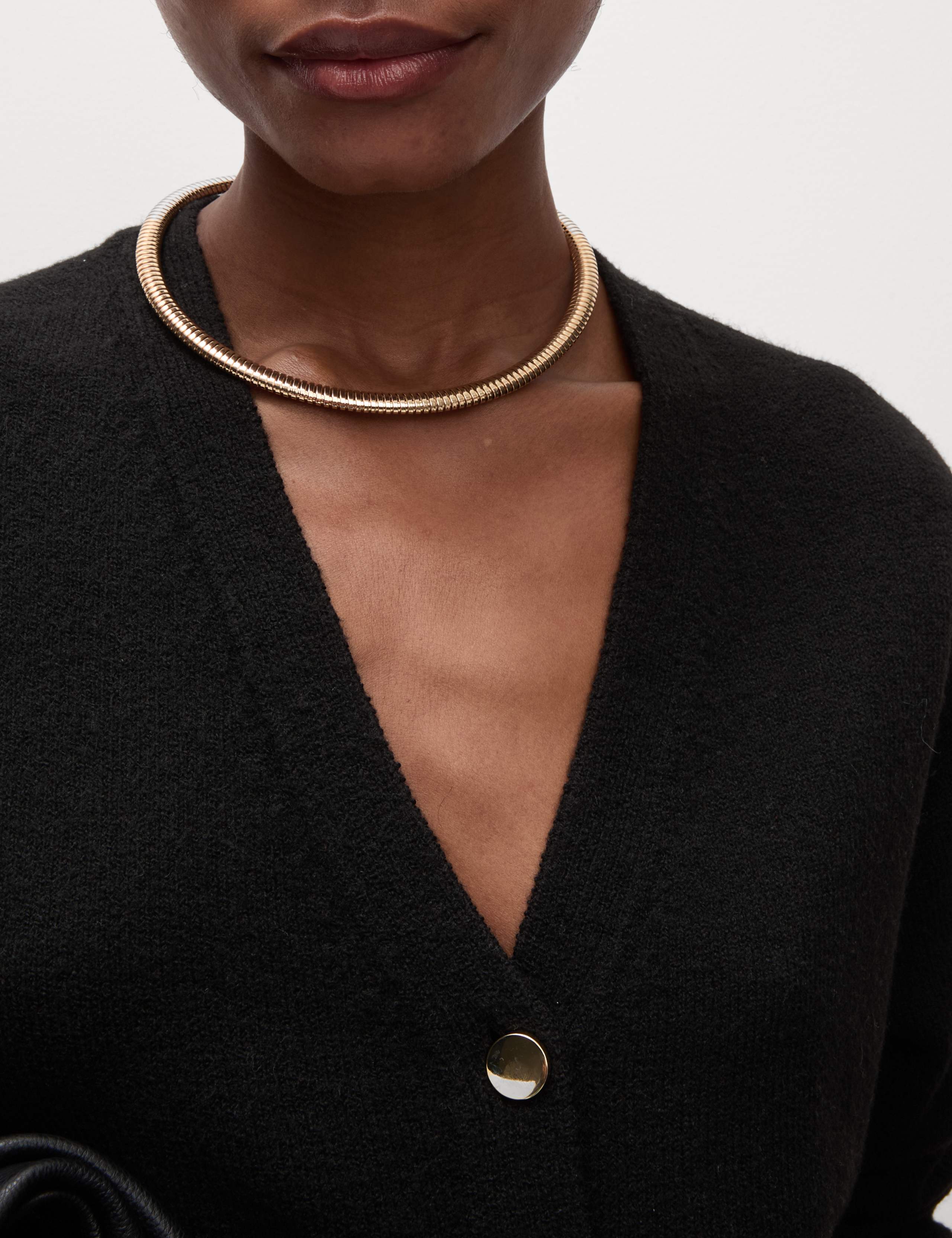 V-Neck Button Front Relaxed Cardigan 7 of 8