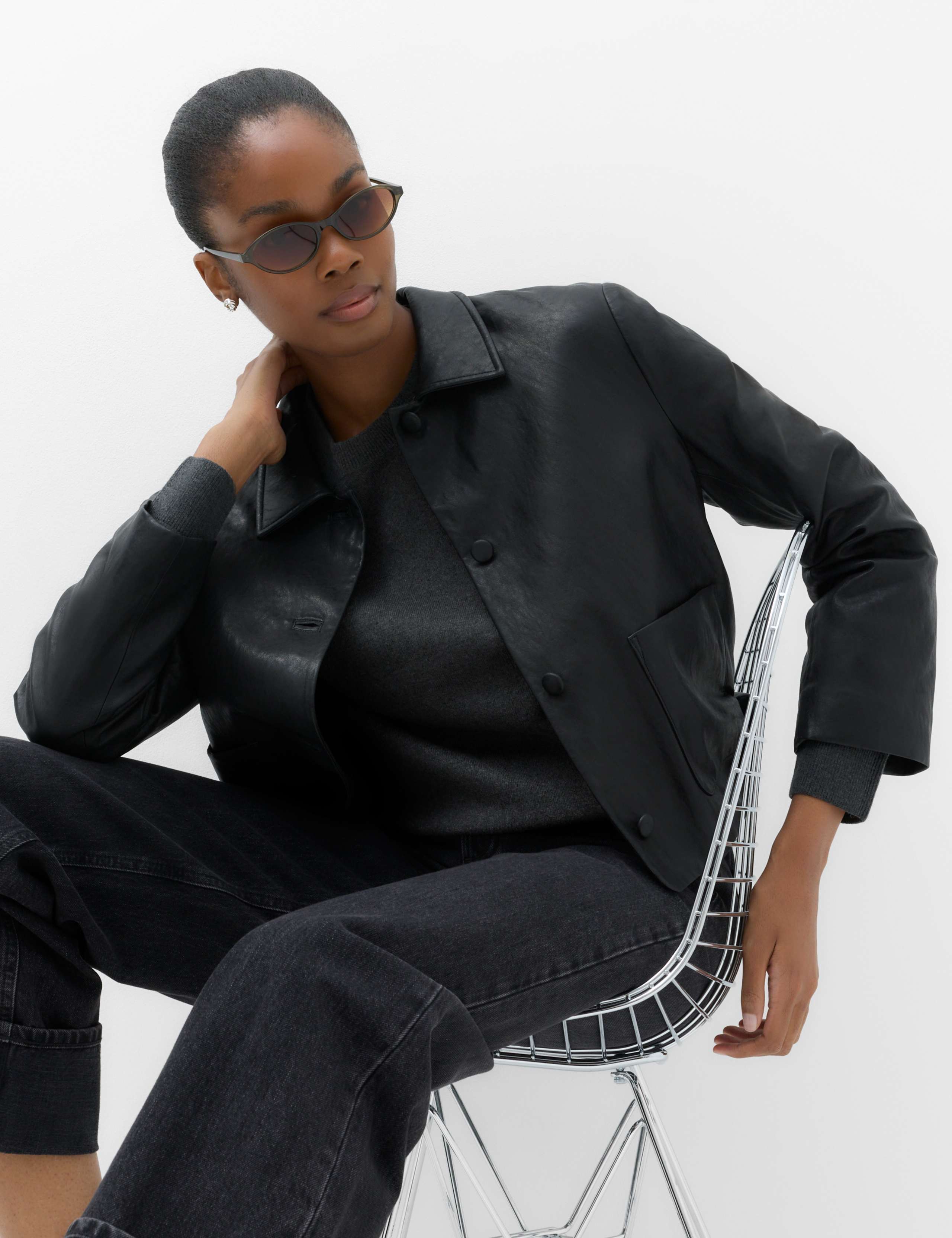 Shoulder Detail Relaxed Jumper 6 of 6