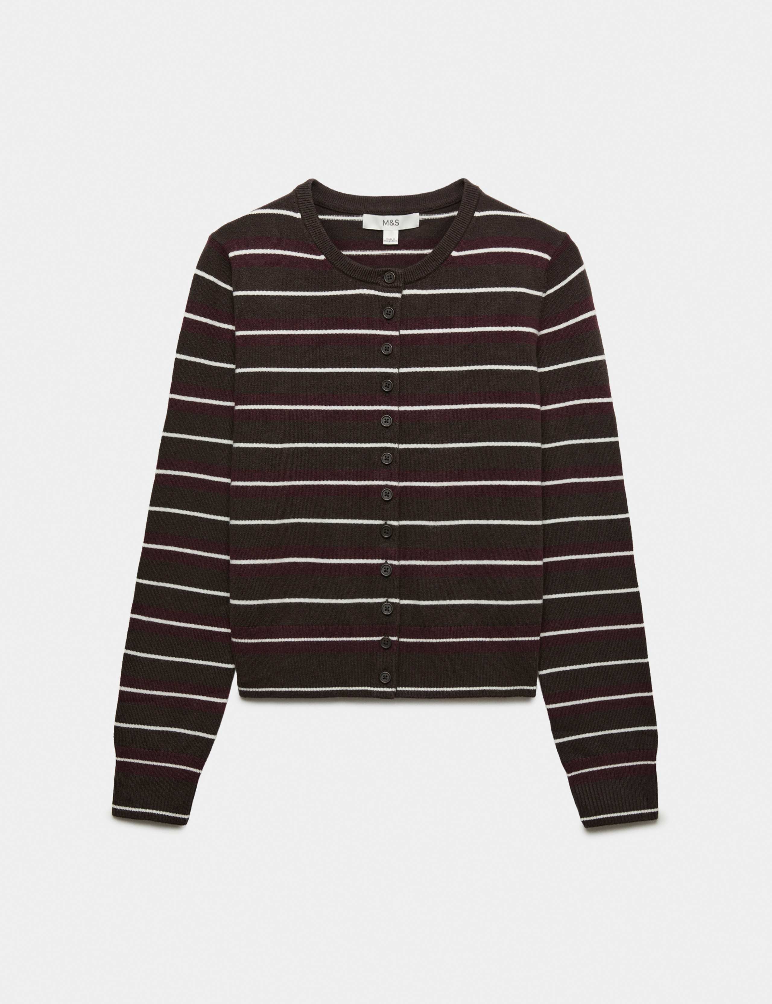 Air-Yarn Striped Cardigan 2 of 5