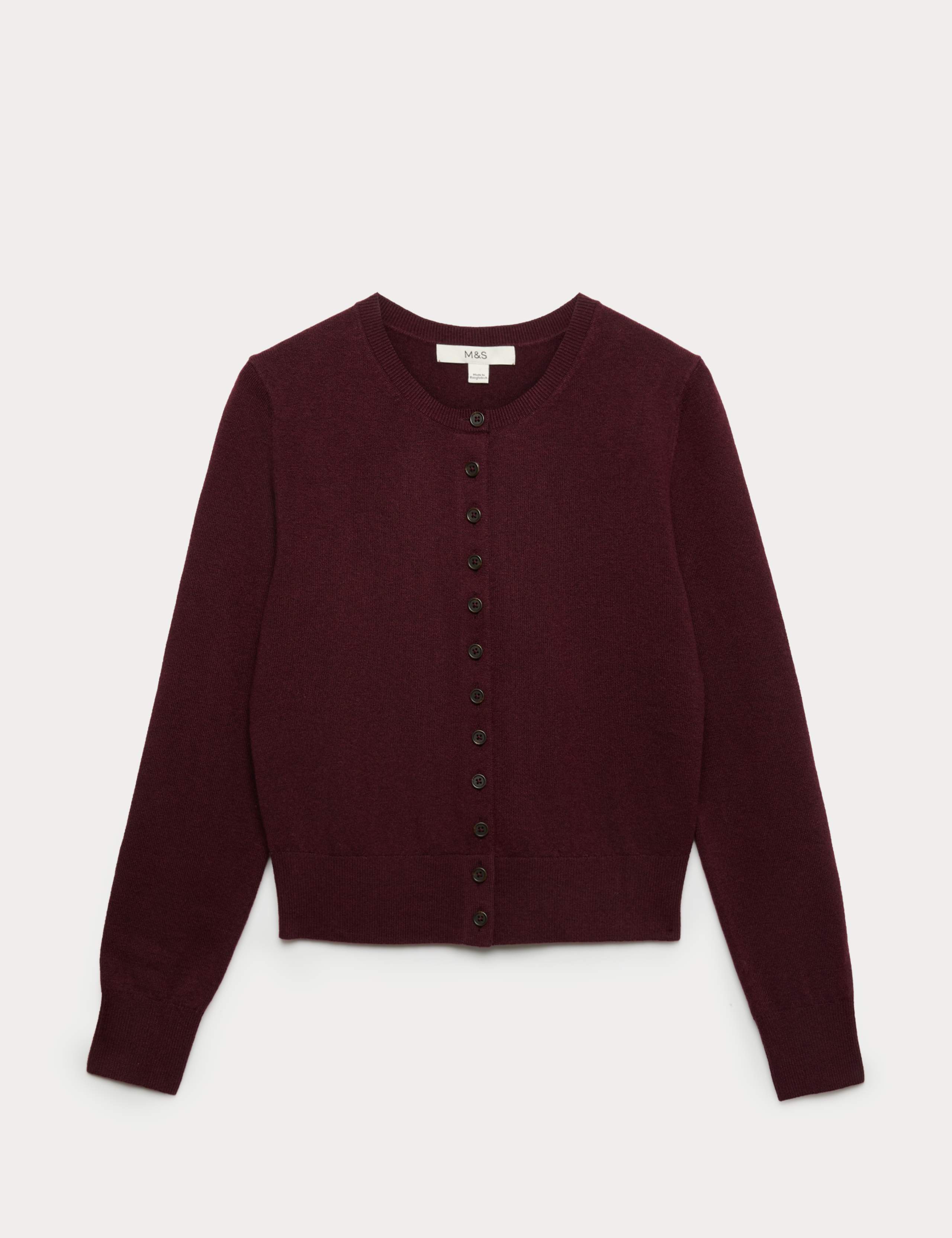 Air-Yarn Crew Neck Short Cardigan 2 of 6