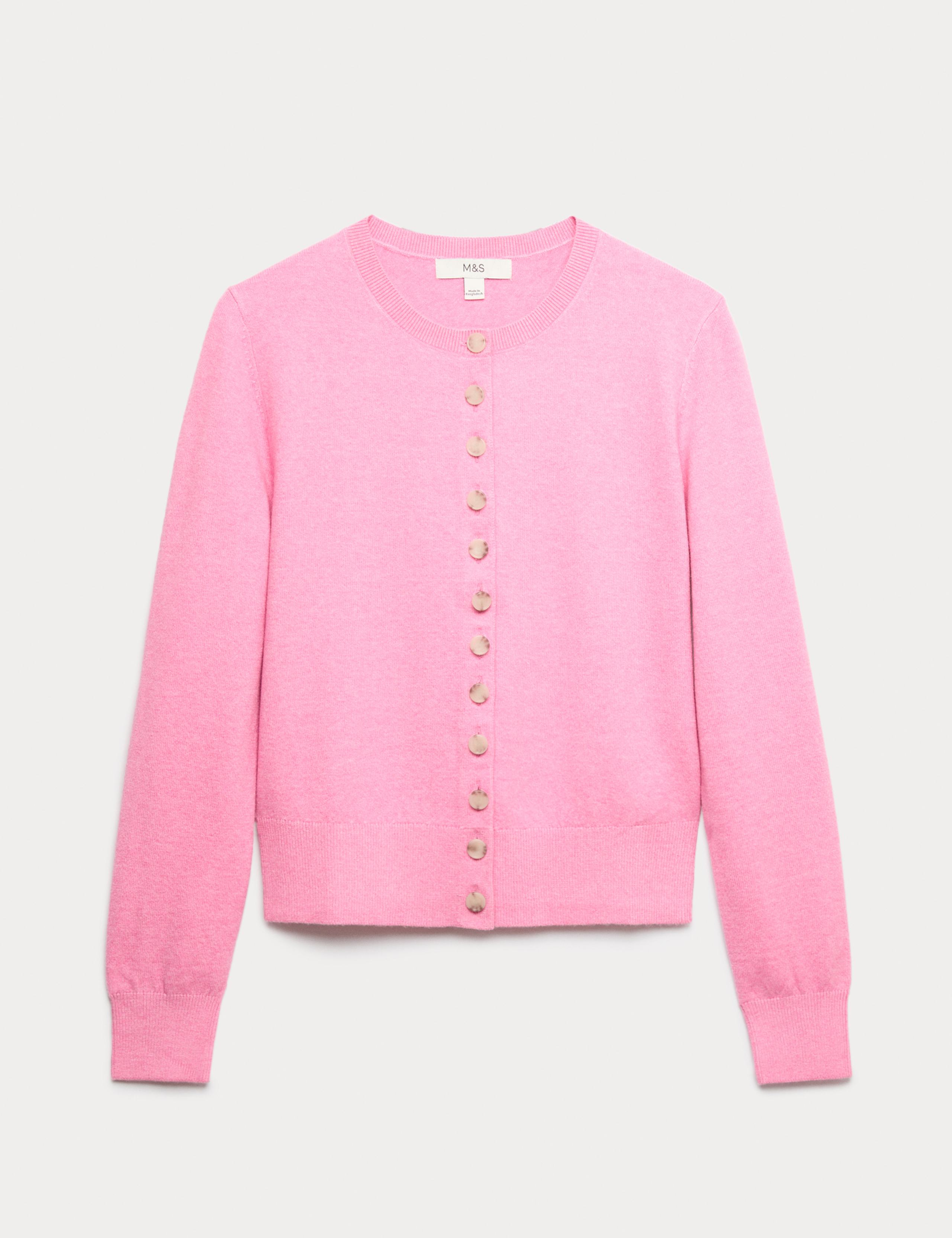 Air-Yarn Crew Neck Short Cardigan 2 of 5